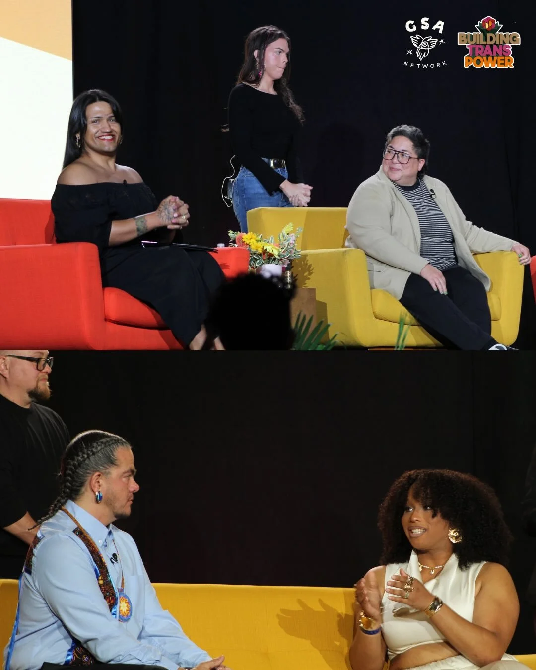 🏳️&zwj;⚧️Last week, GSA Network attended the @transgenderlawcenter Building Trans Power Conference, a historic, first-of-its-kind convening of over 500 trans, nonbinary, and gender nonconforming leaders and allies from around the world! Our staff sh