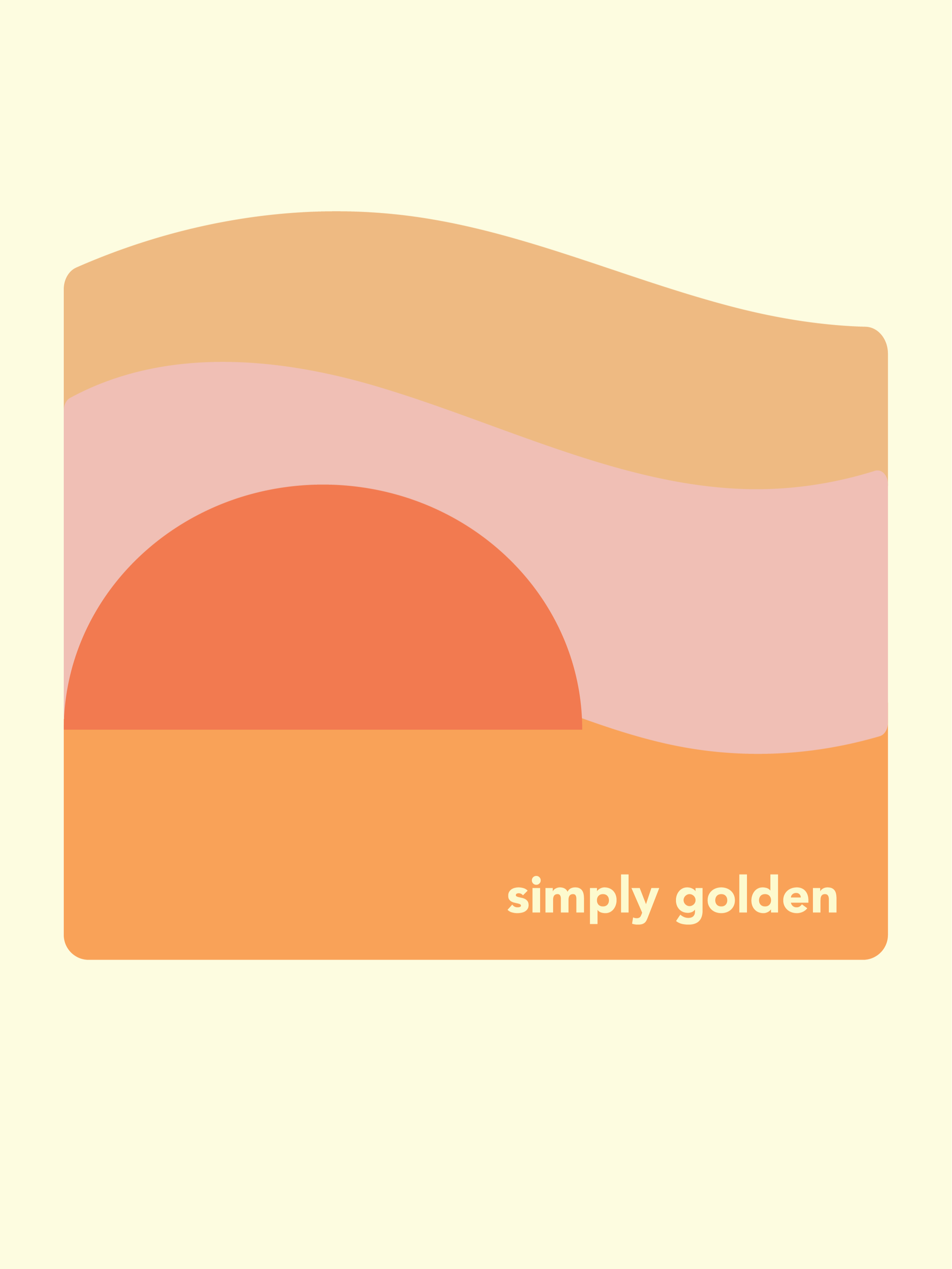 simply golden | app interface