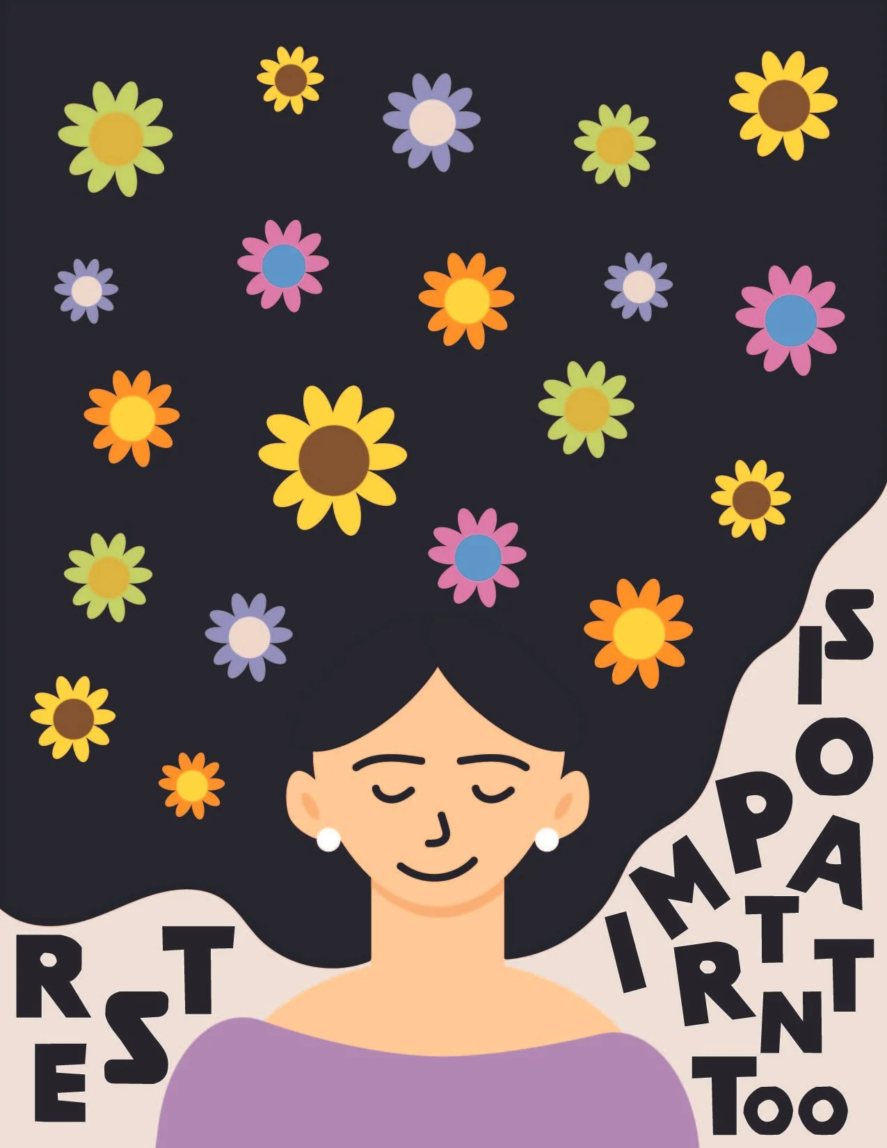 rest is important too | poster