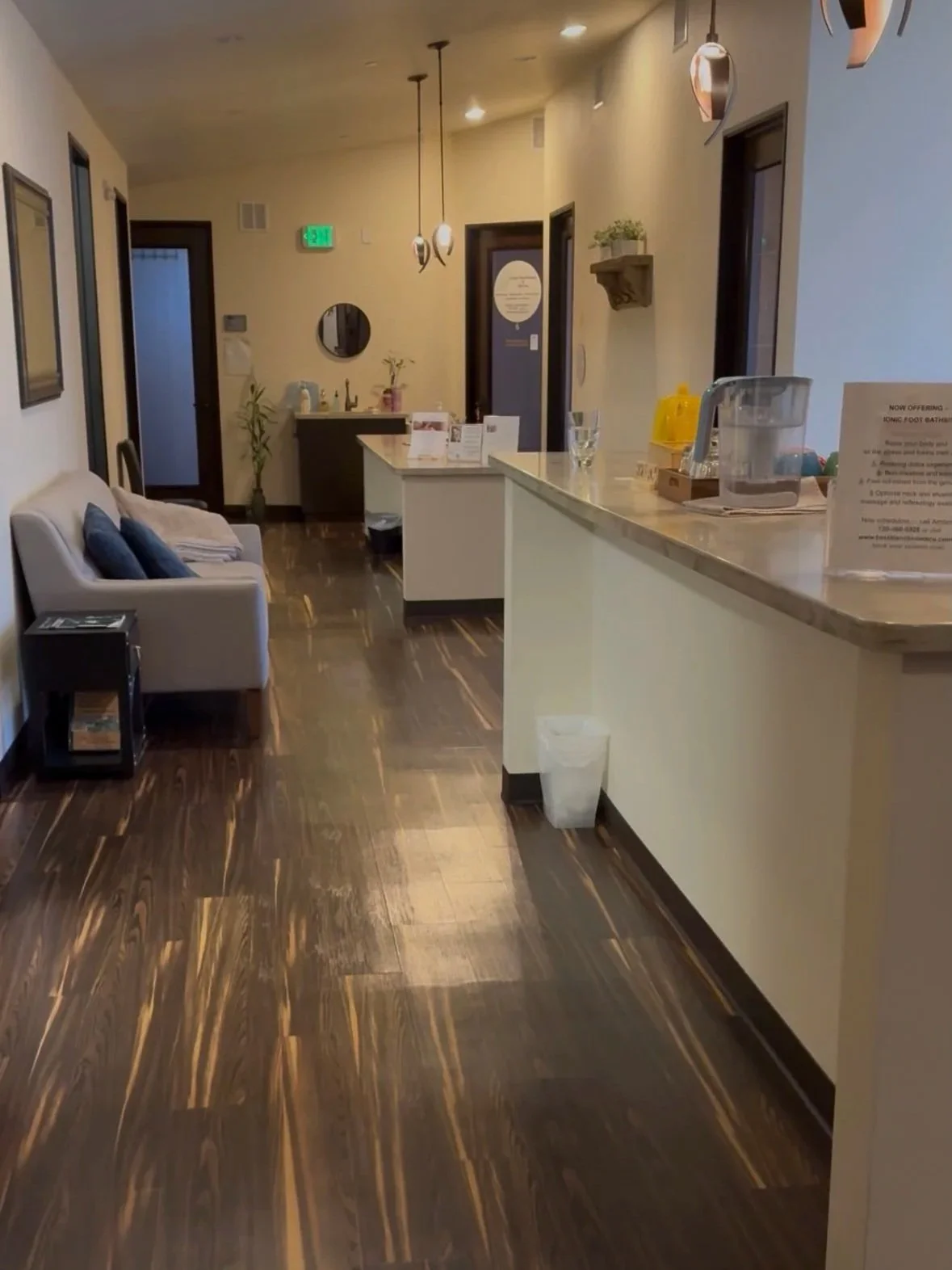 Lactation consultant office waiting area in Lafayette Colorado serving families across Boulder County