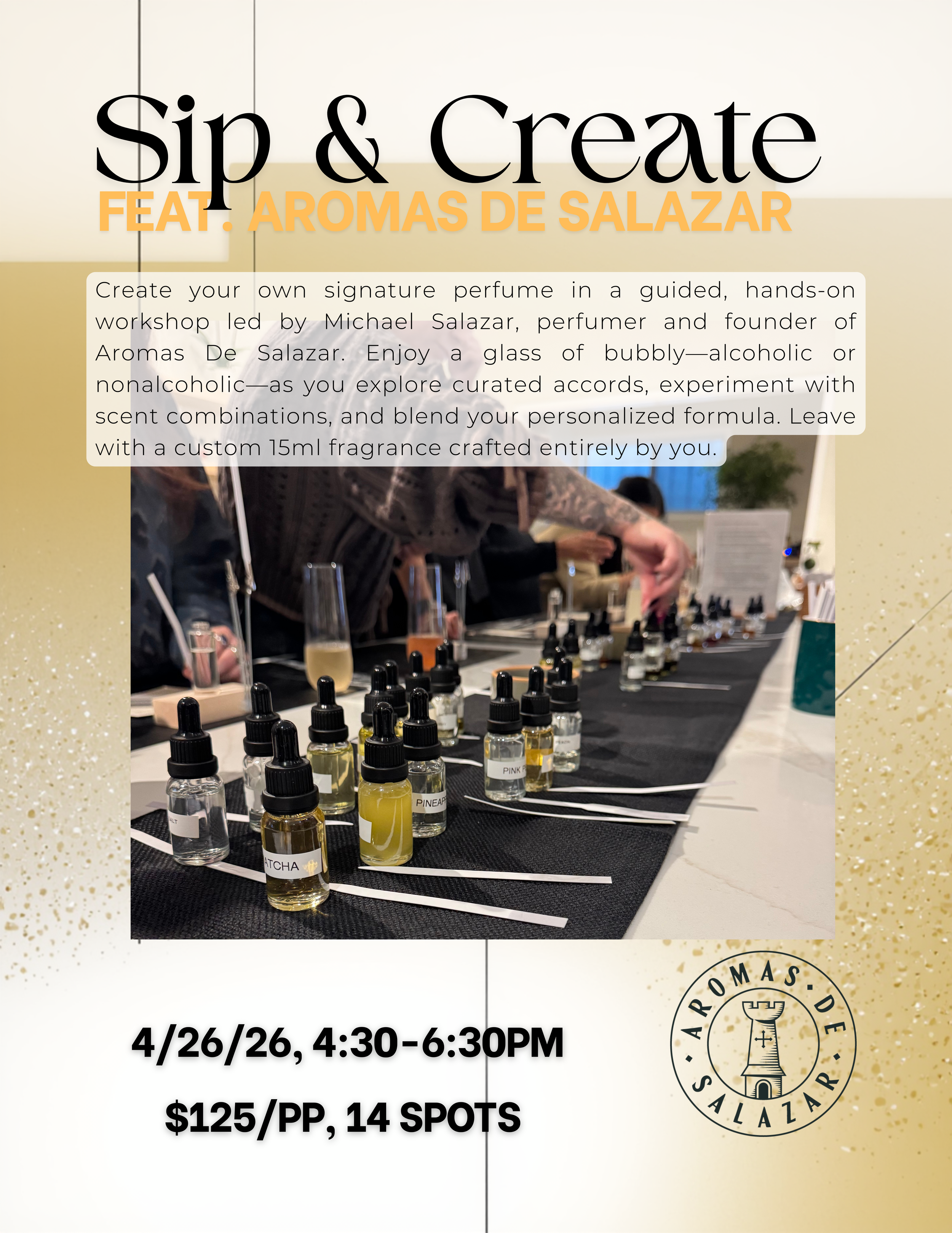 Sip and Create feat. Aromas De Salazar 4/26/2026