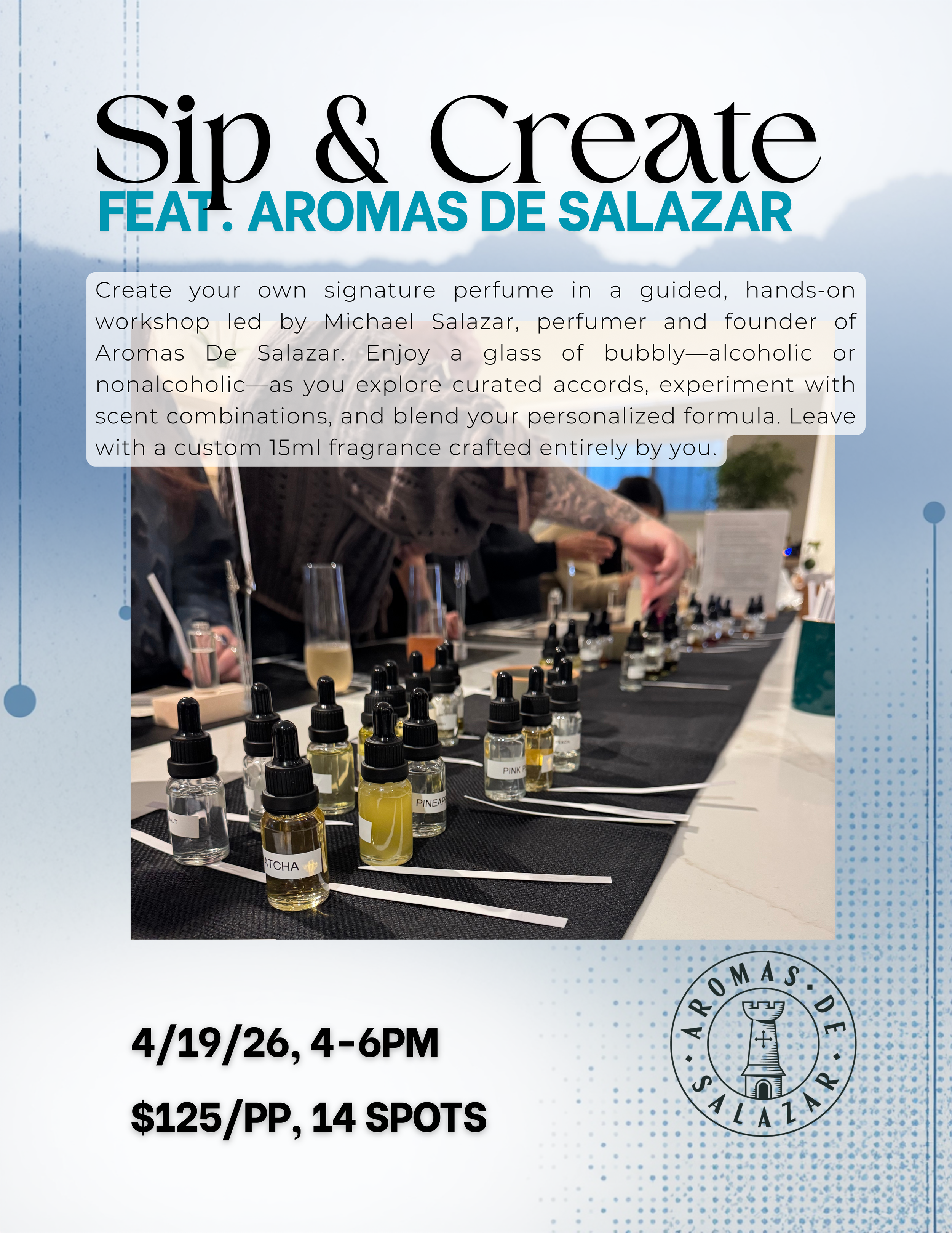 Sip and Create feat. Aromas De Salazar 4/19/2026