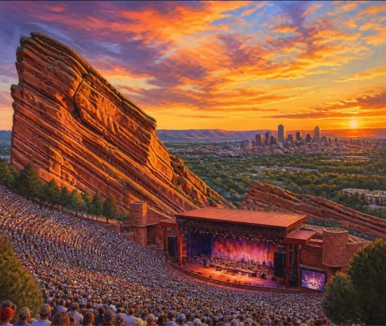 Red Rocks - Ancient Red Sandstone.