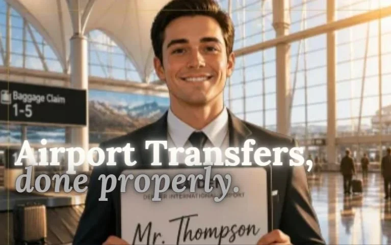 Airport Transfers, done properly.