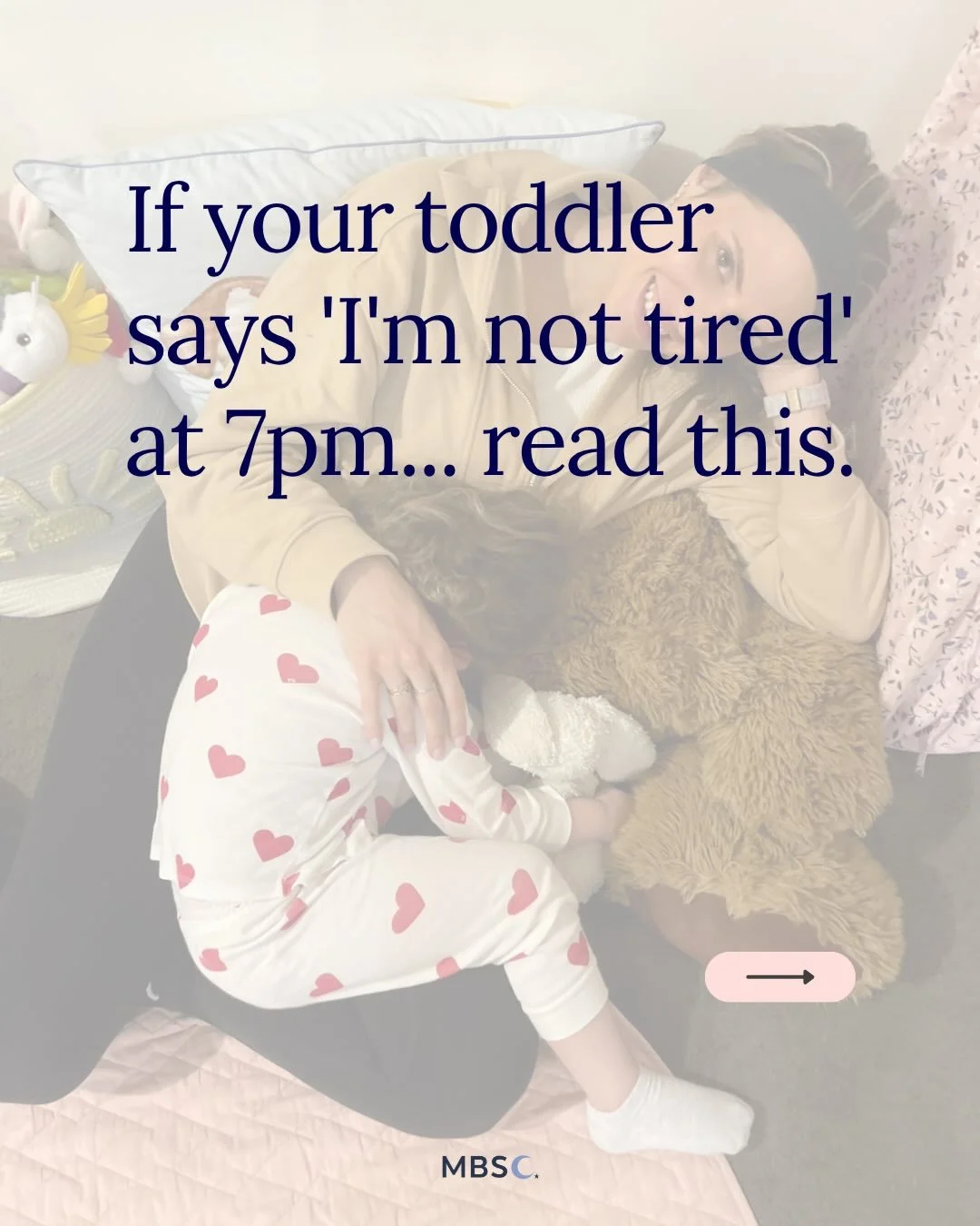 If your toddler is suddenly fighting bedtime and saying &ldquo;I&rsquo;m not tired&rdquo;&hellip; this is why 👇

Here&rsquo;s what&rsquo;s actually happening:
It&rsquo;s not defiance &mdash; it&rsquo;s a mix of overtiredness, cortisol spikes, and a 