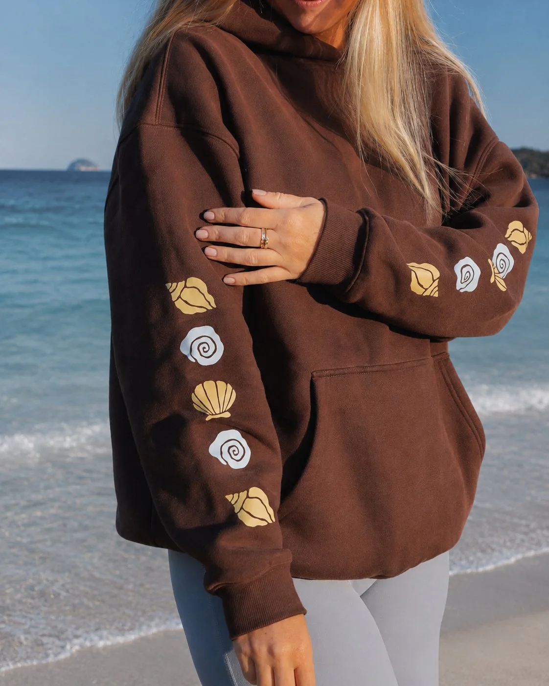 Larapuna Surf Check | Oversize Fleeced Hoodie