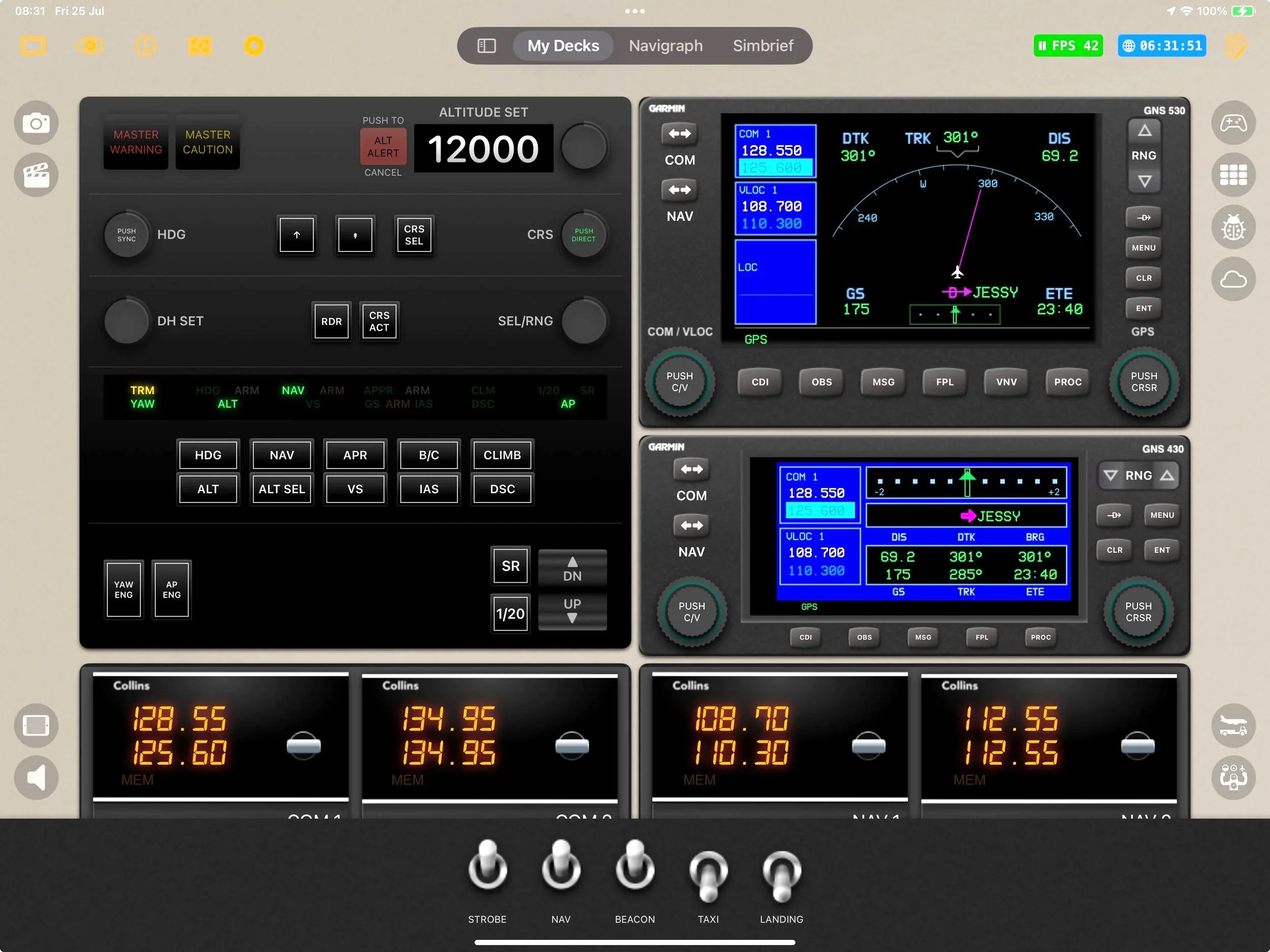 KingAir 90/350 with GNS