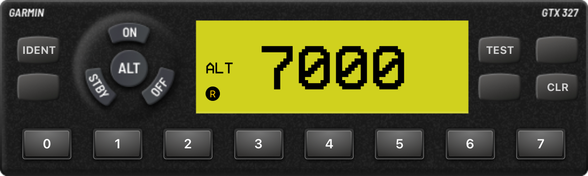 Garmin GTX 327 Transponder