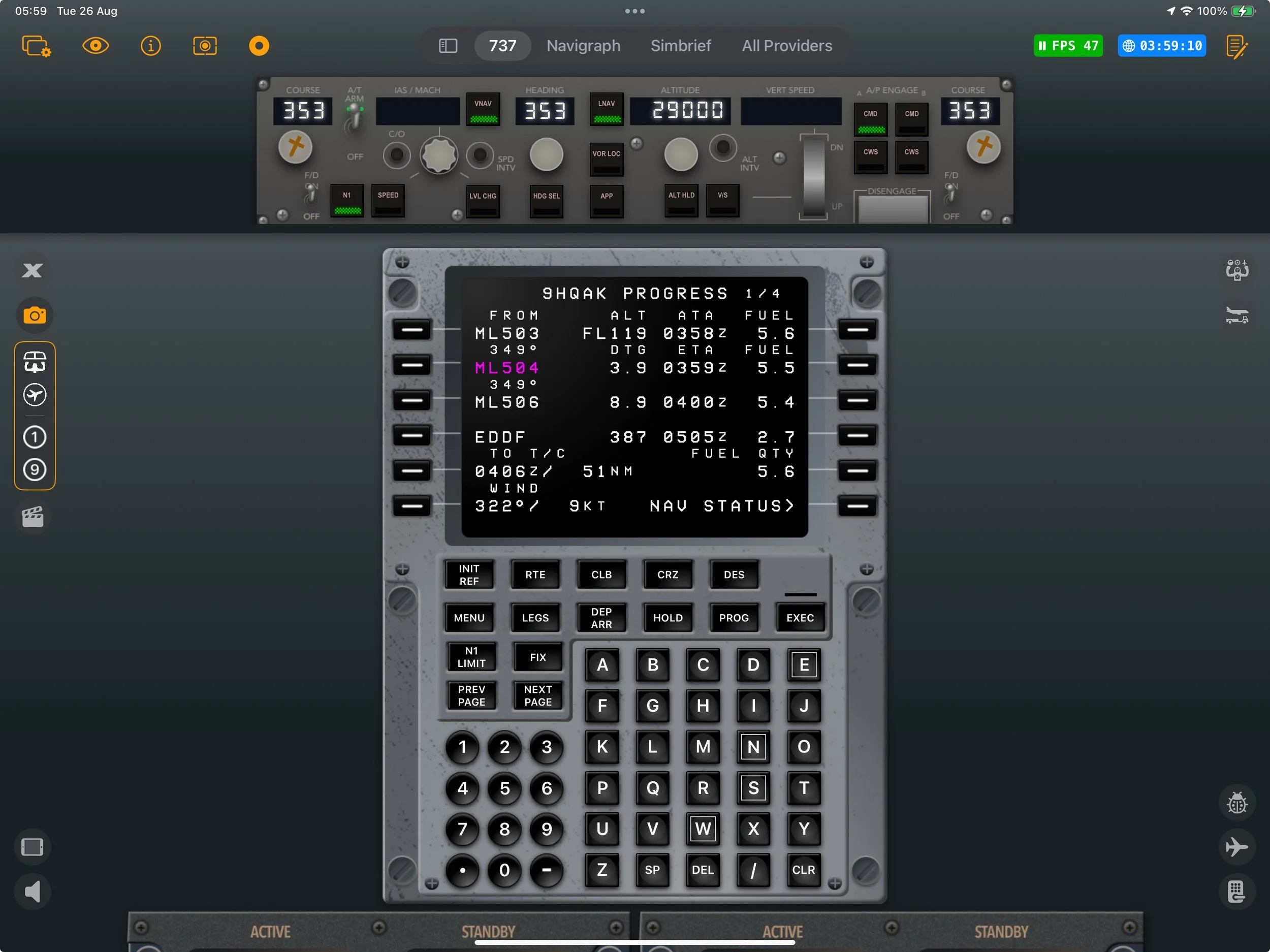 Boeing 737 - MCP & FMC
