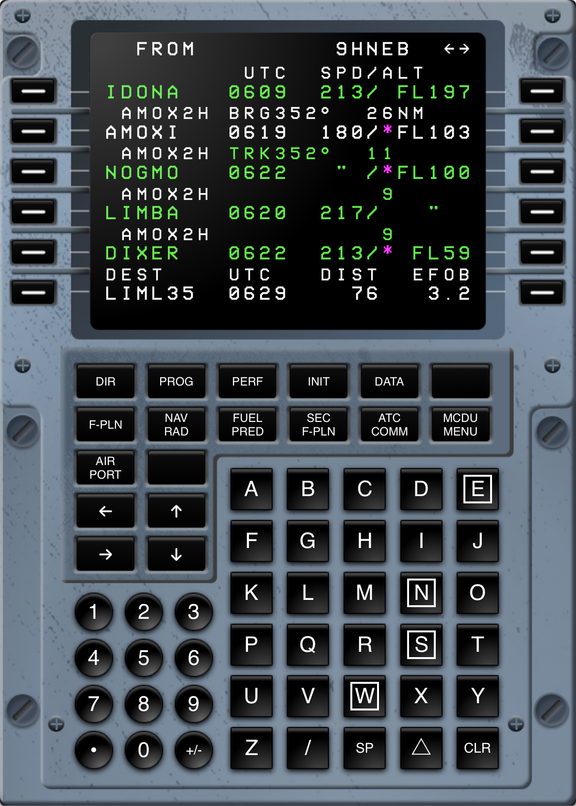 Airbus MCDU