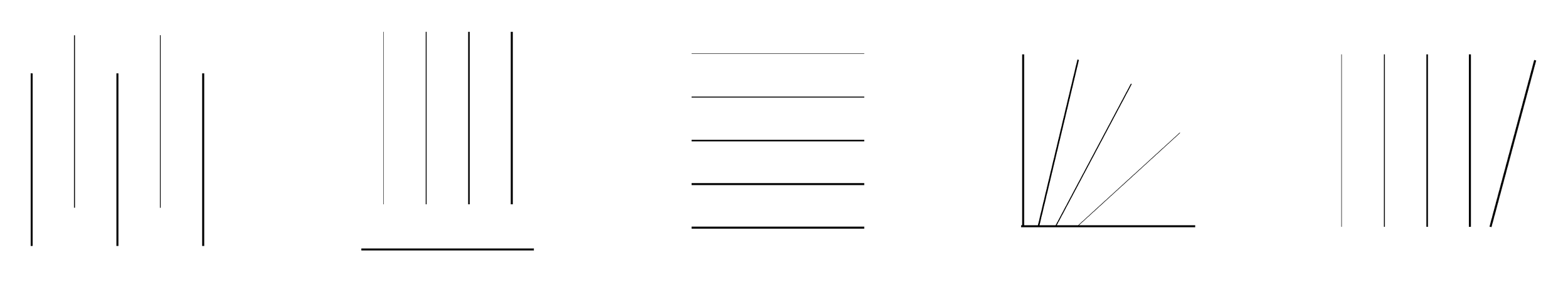 Black and white abstract line art consisting of vertical, horizontal, and diagonal lines in a geometric pattern.