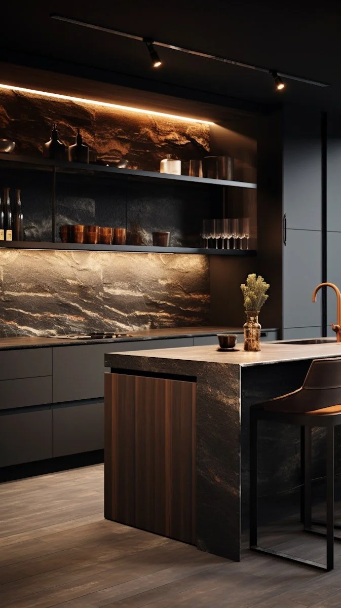 Luxurious Modern Kitchen with Marble Island and Ambient Lighting.jpeg