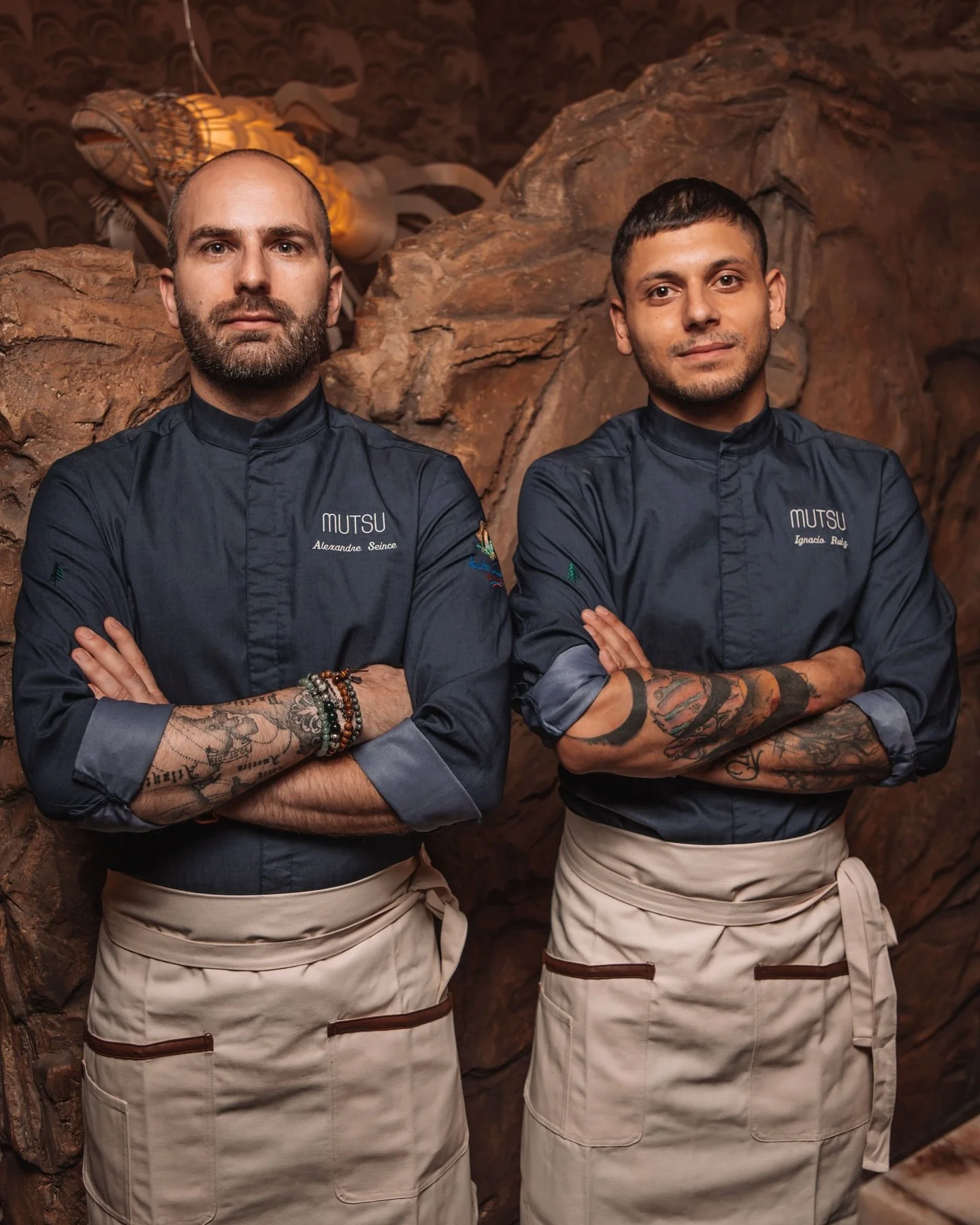 ✨ Meet the duo behind Mutsu&rsquo;s flavors ✨
Chefs Alexandre Seince &amp; Ignazio Ruiz bring their craft, creativity, and passion together to create a dining experience like no other.
From tradition to innovation, every dish is designed to be shared