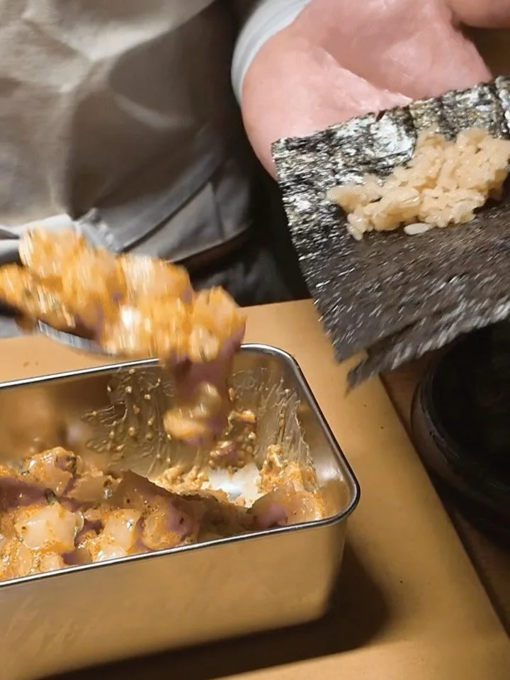 Nothing happens behind closed doors. Each handroll is made by hand, in front of you, and enjoyed the moment it&rsquo;s rolled. ✨

Reserve now! Link in bio.