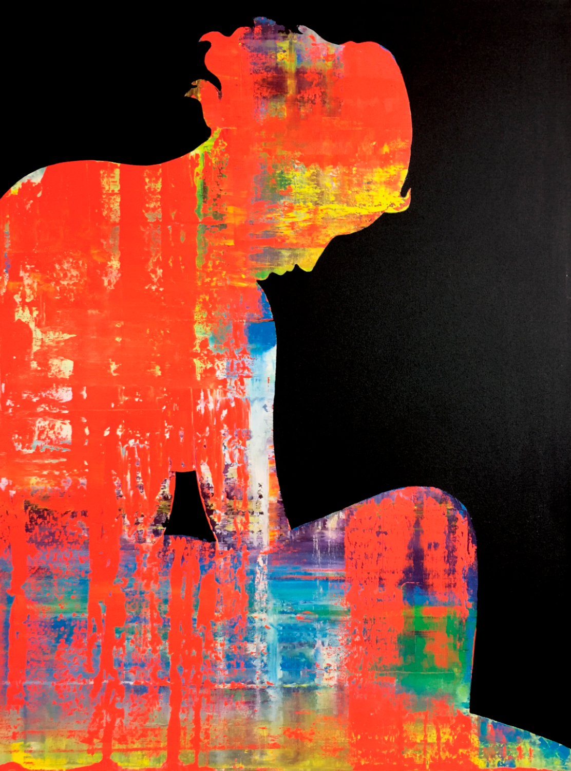 SCARLET BRIDE 2016, Oil on canvas,
36 x 48 in (91.4 x 121.9 cm)
