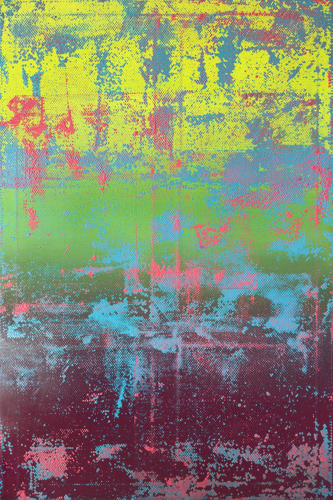 SIGNAL DRIFT II 2026, 
Oil on canvas, 
40 x 60 in (101.6 × 152.4 cm)