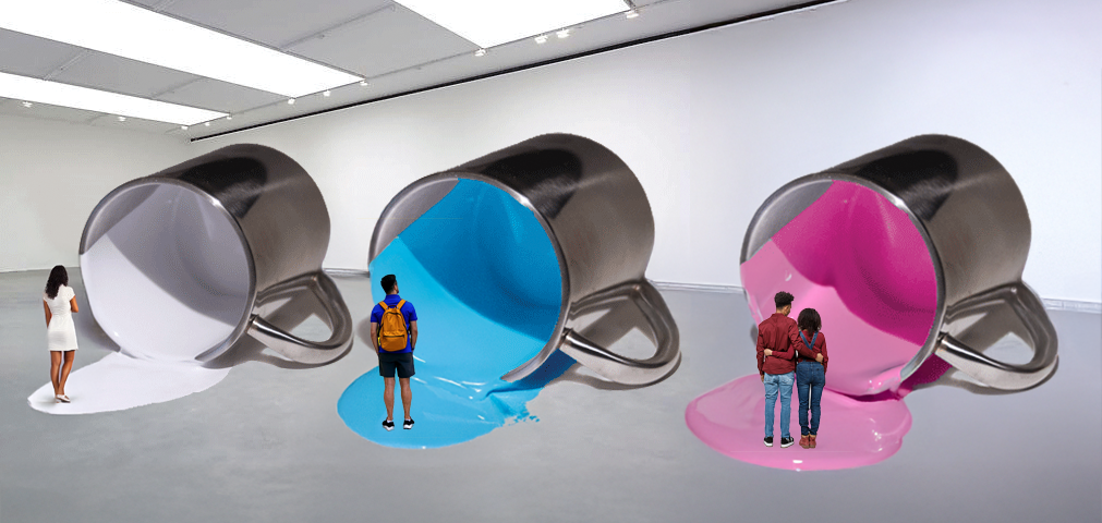 PAINT CUP 2013 
Installation
Stainless steel and 
enamel paint
10 feet in diameter 
(304.8 cm)
