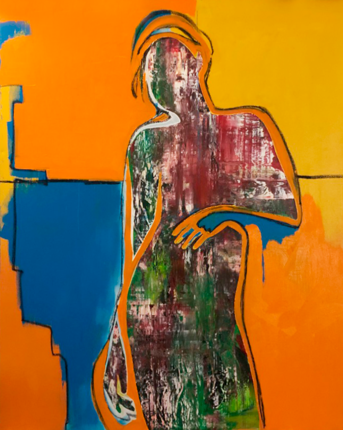 VENUS 2, 2020. Oil on canvas, 48 × 60 in (121.92 × 152.4 cm).