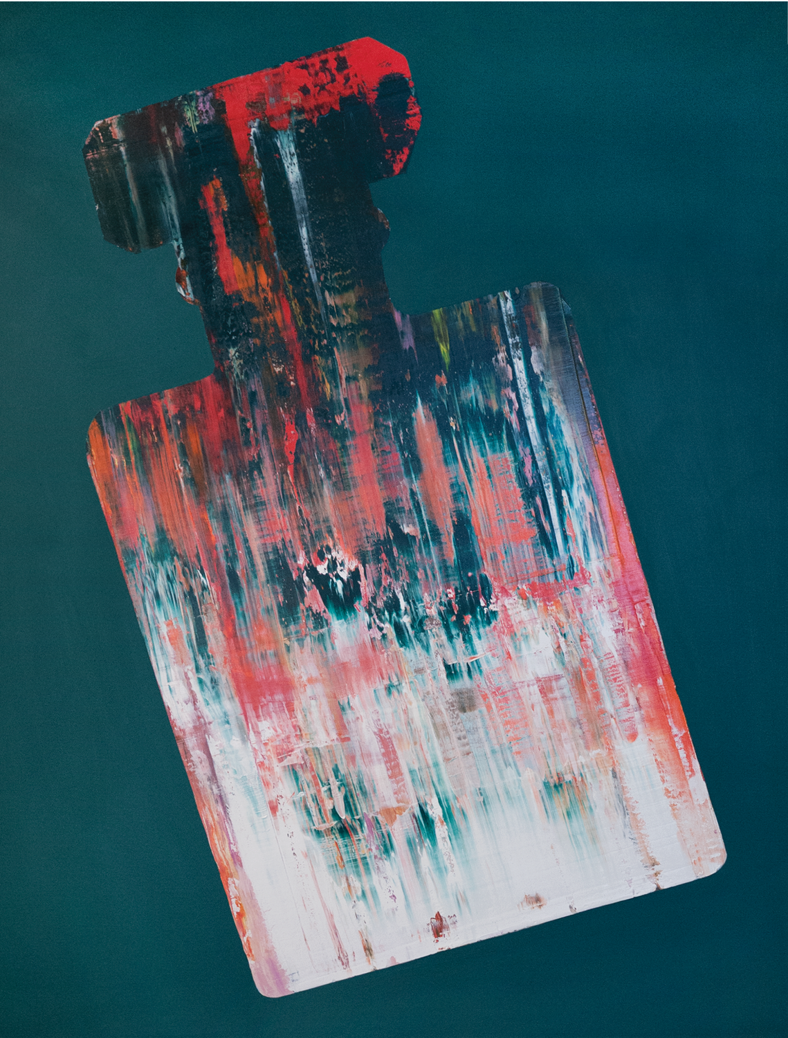 (SOLD) CHANNEL #5, 2015. Oil on canvas, 36 × 48 in (91.4 × 121.9 cm).