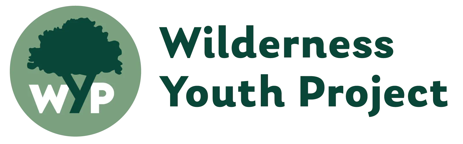 Logo of Wilderness Youth Project featuring a tree and the initials WYP.