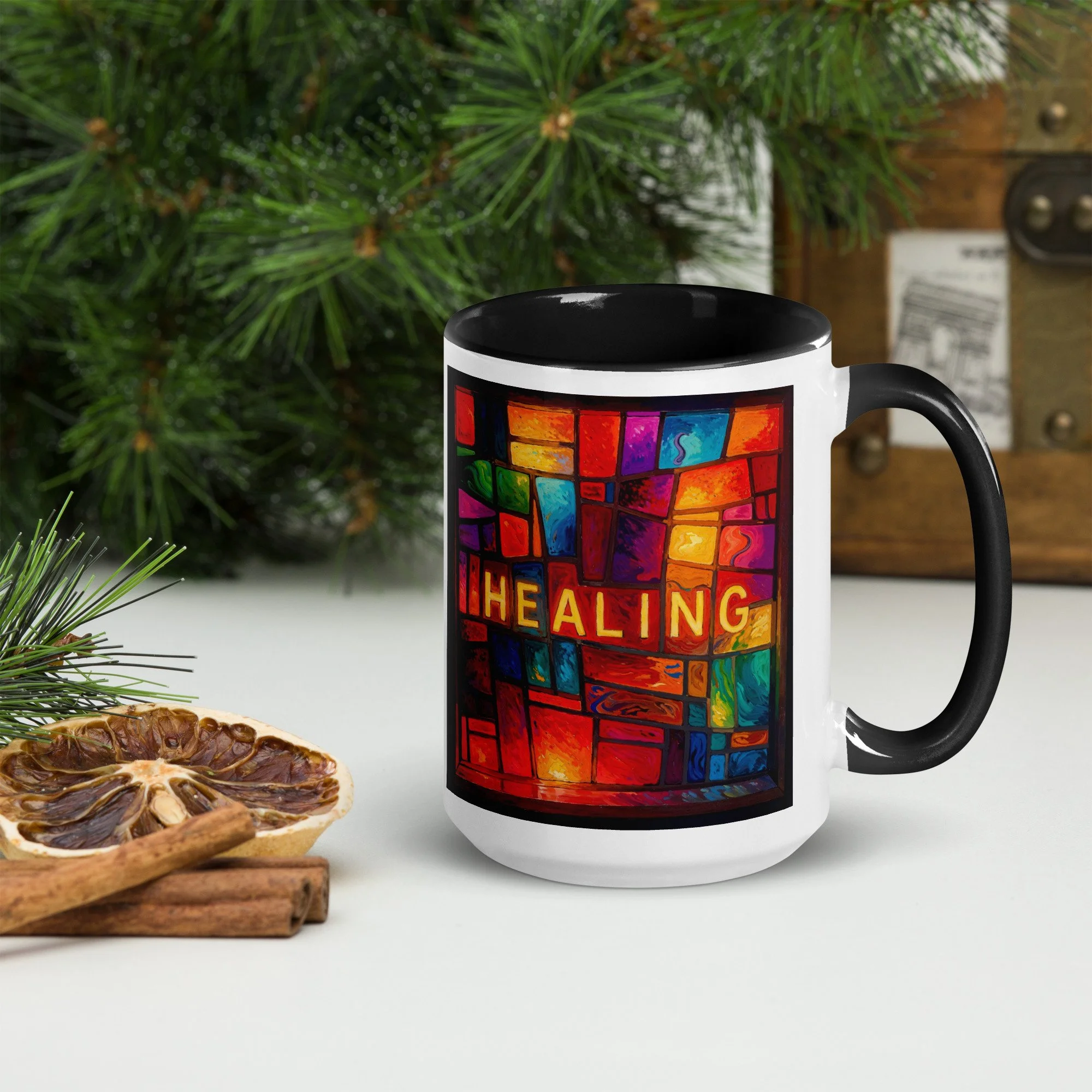 Healing - Mug with Color Inside