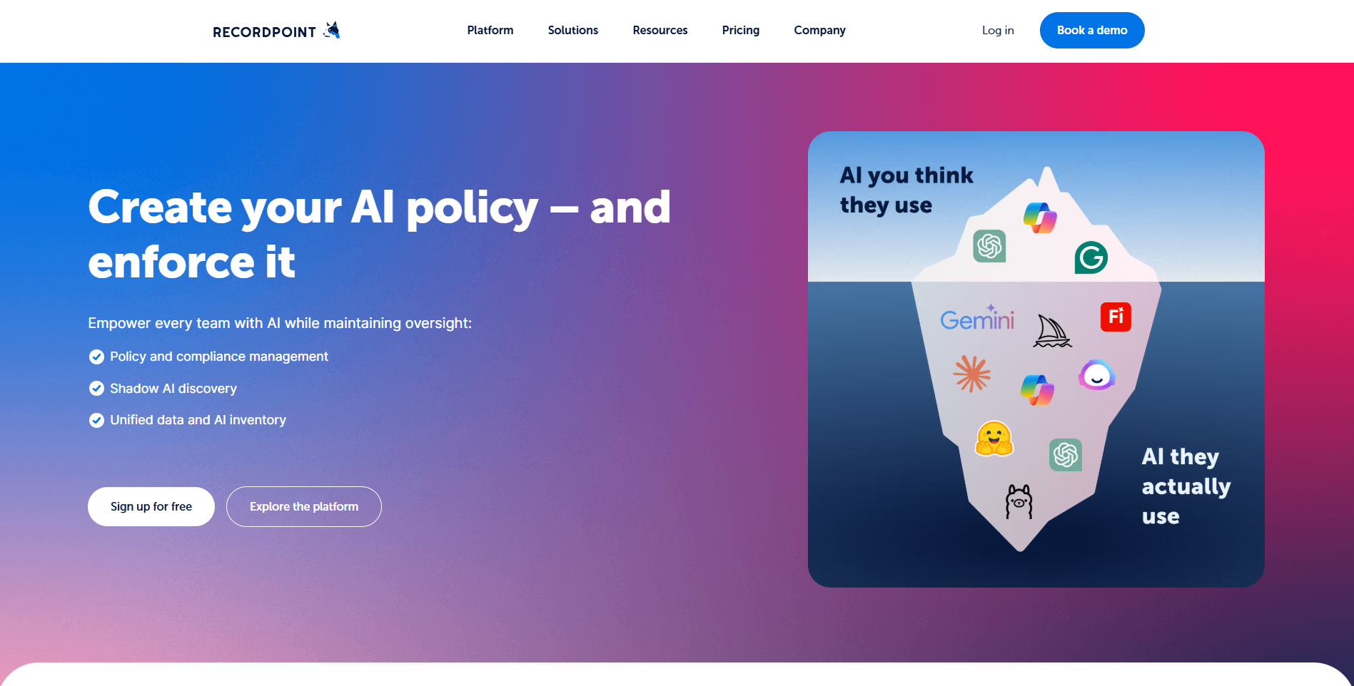 RexCommand - Landing Page