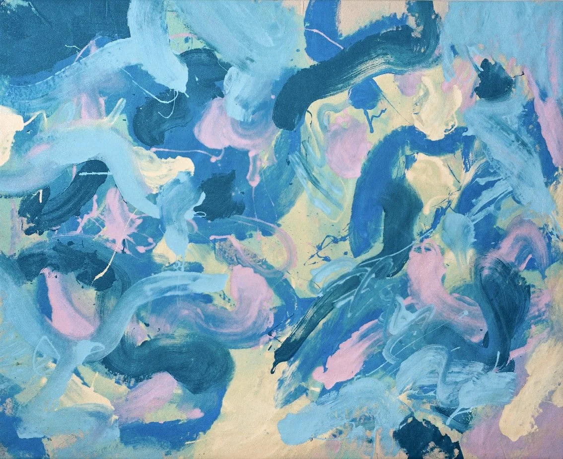 Meditation in Blue | 72” x 60" | 2026