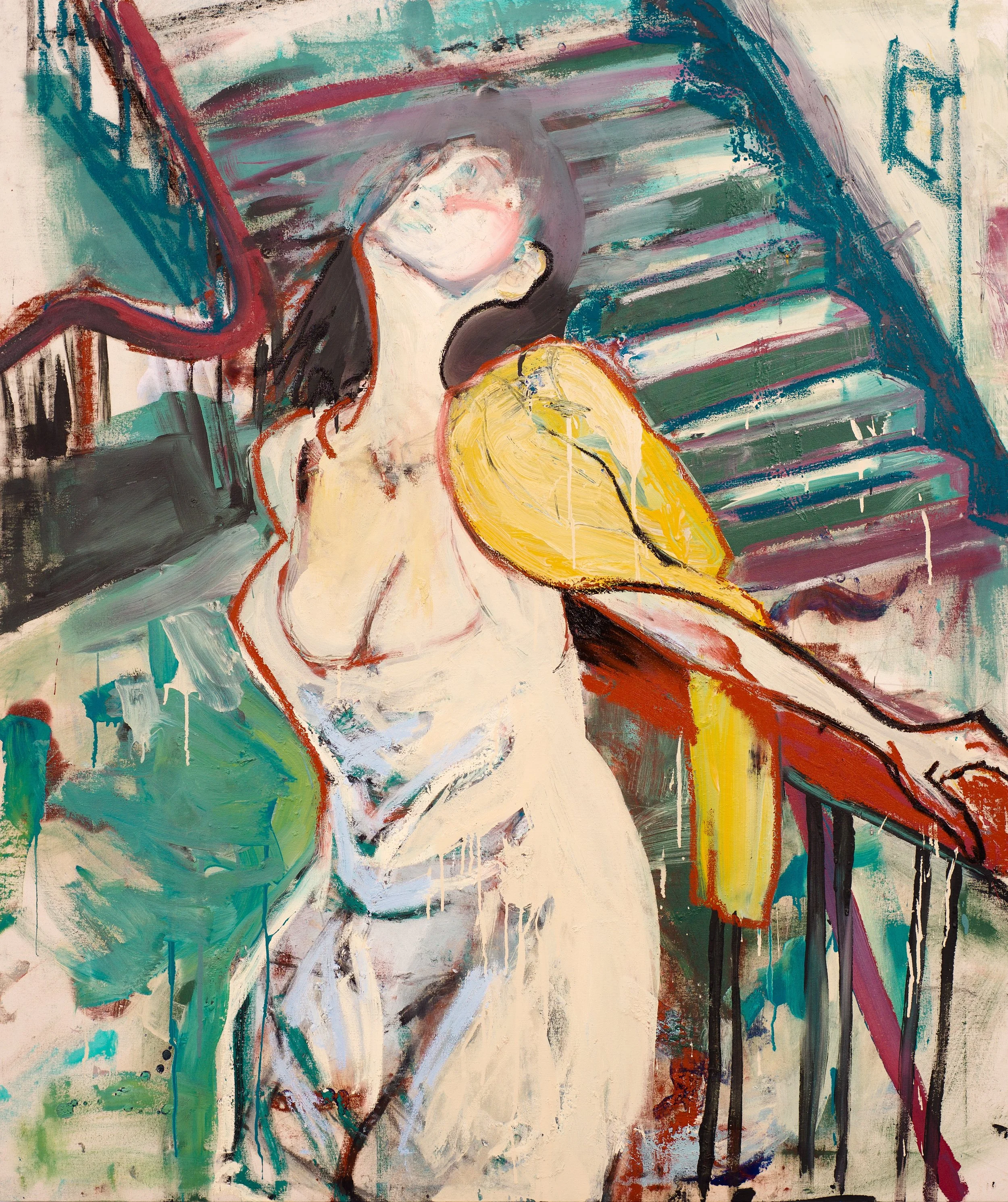 The Yellow Scarf | 52" x 62" | 2026