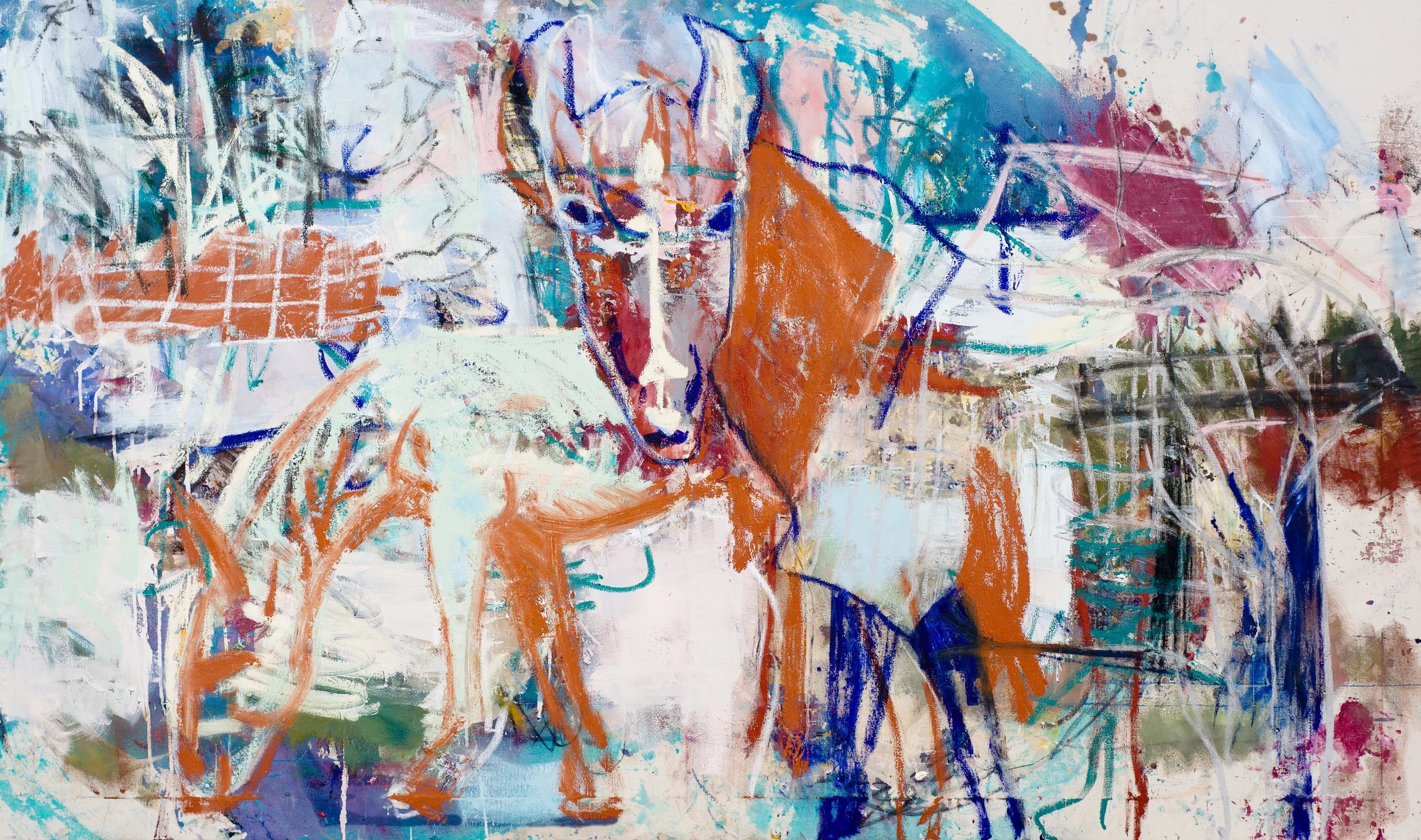 The Four Directions | 84" x 50" | 2026