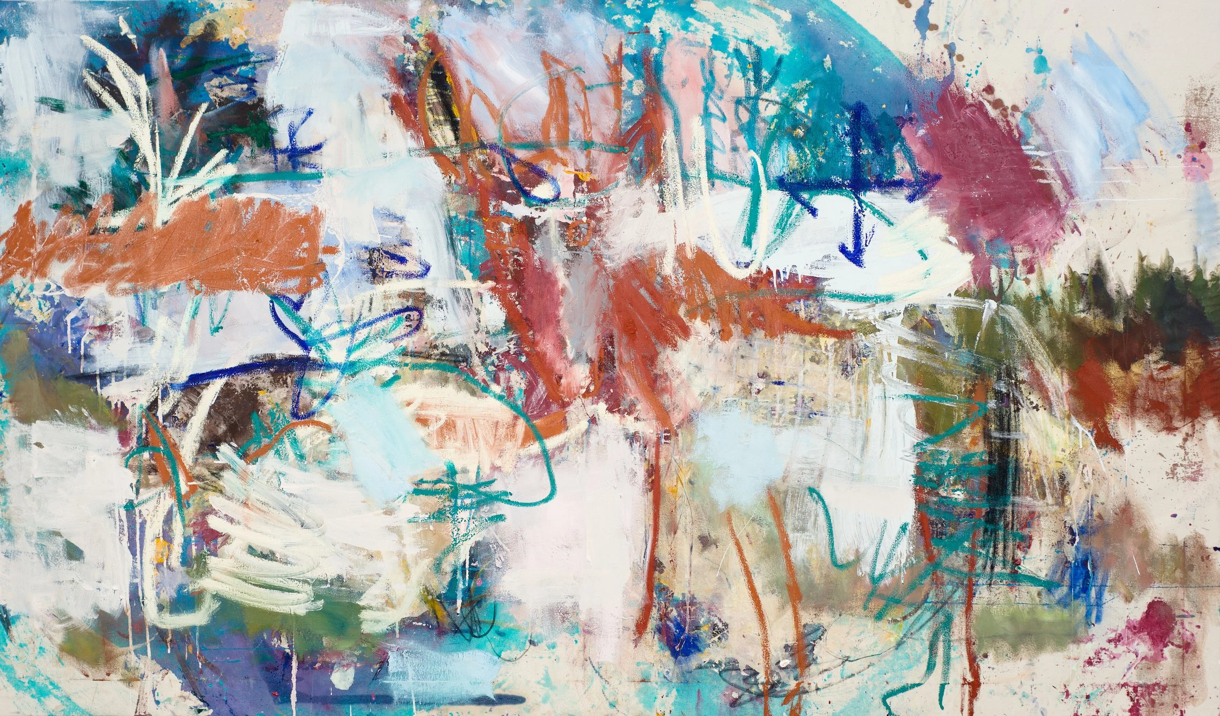 The Four Directions | 84" x 50" | 2026