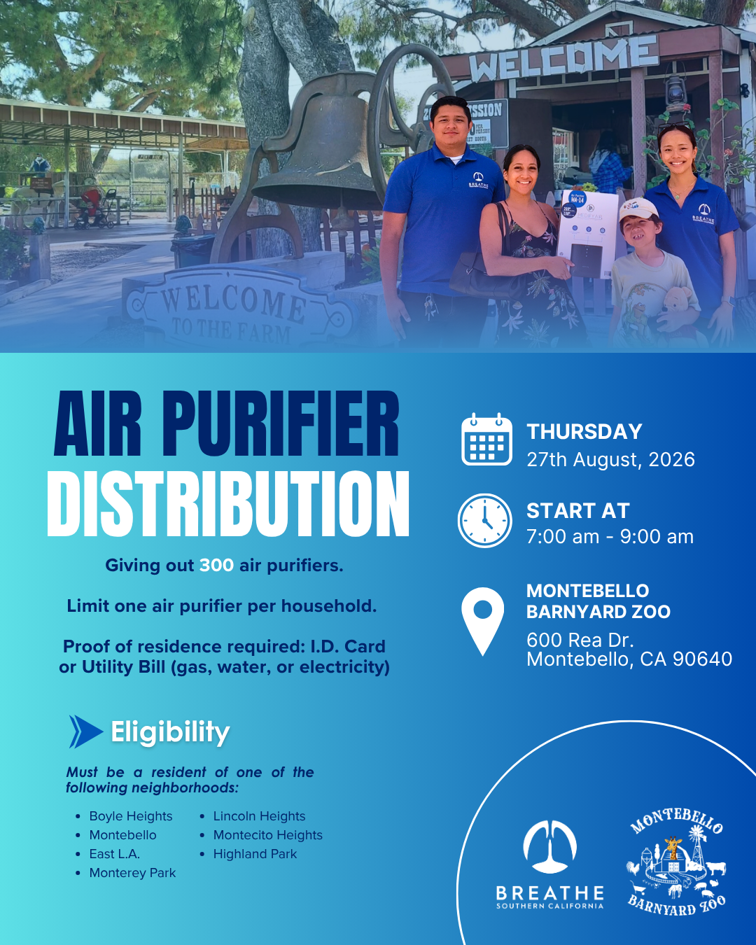 Free Community Air Purifier Distribution