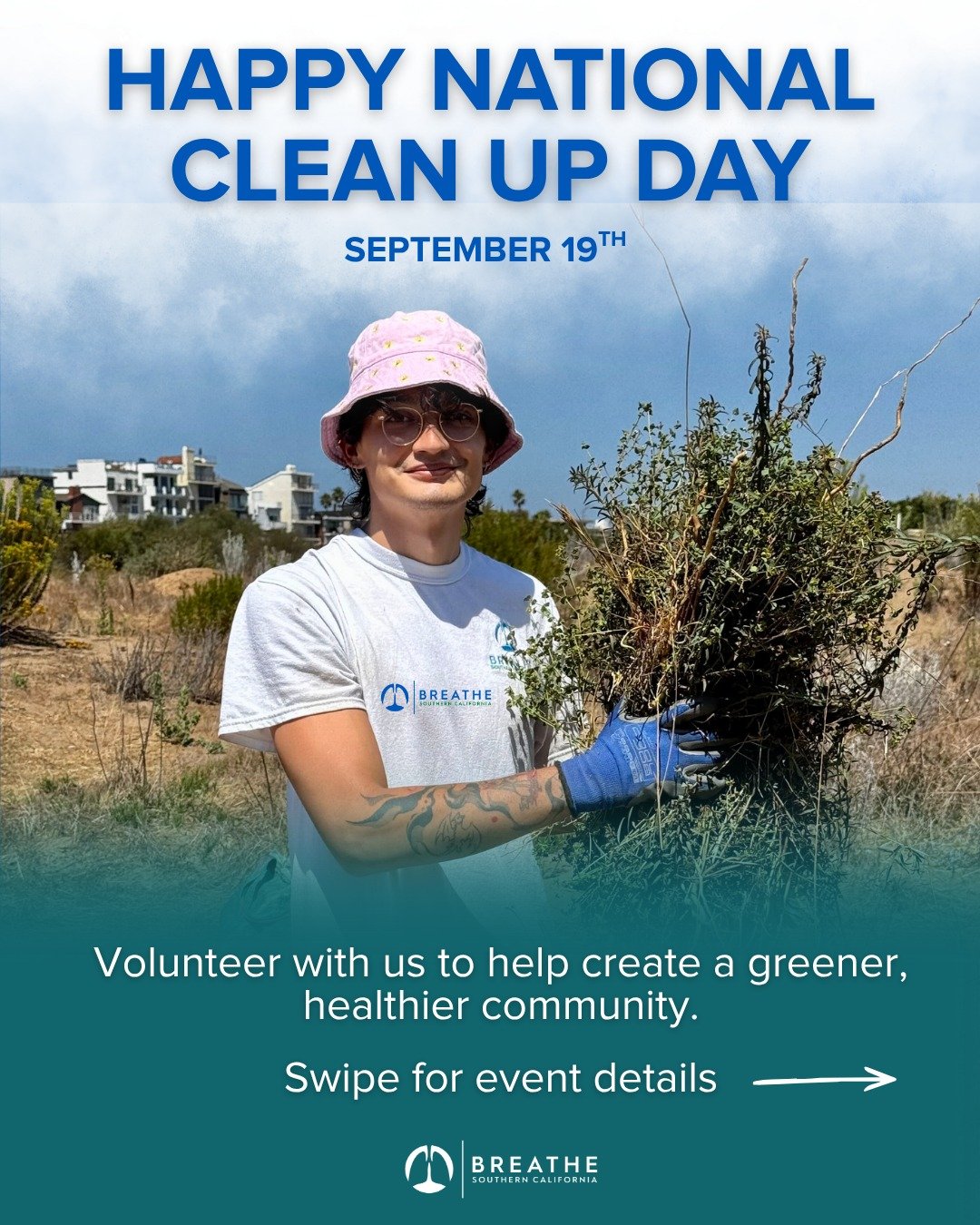 Happy National Cleanup Day! 🌿

Today, we celebrate the volunteers and community members who take action to care for the places we share. Every effort, whether picking up litter, planting a tree, or helping a school garden grow, can help create a hea