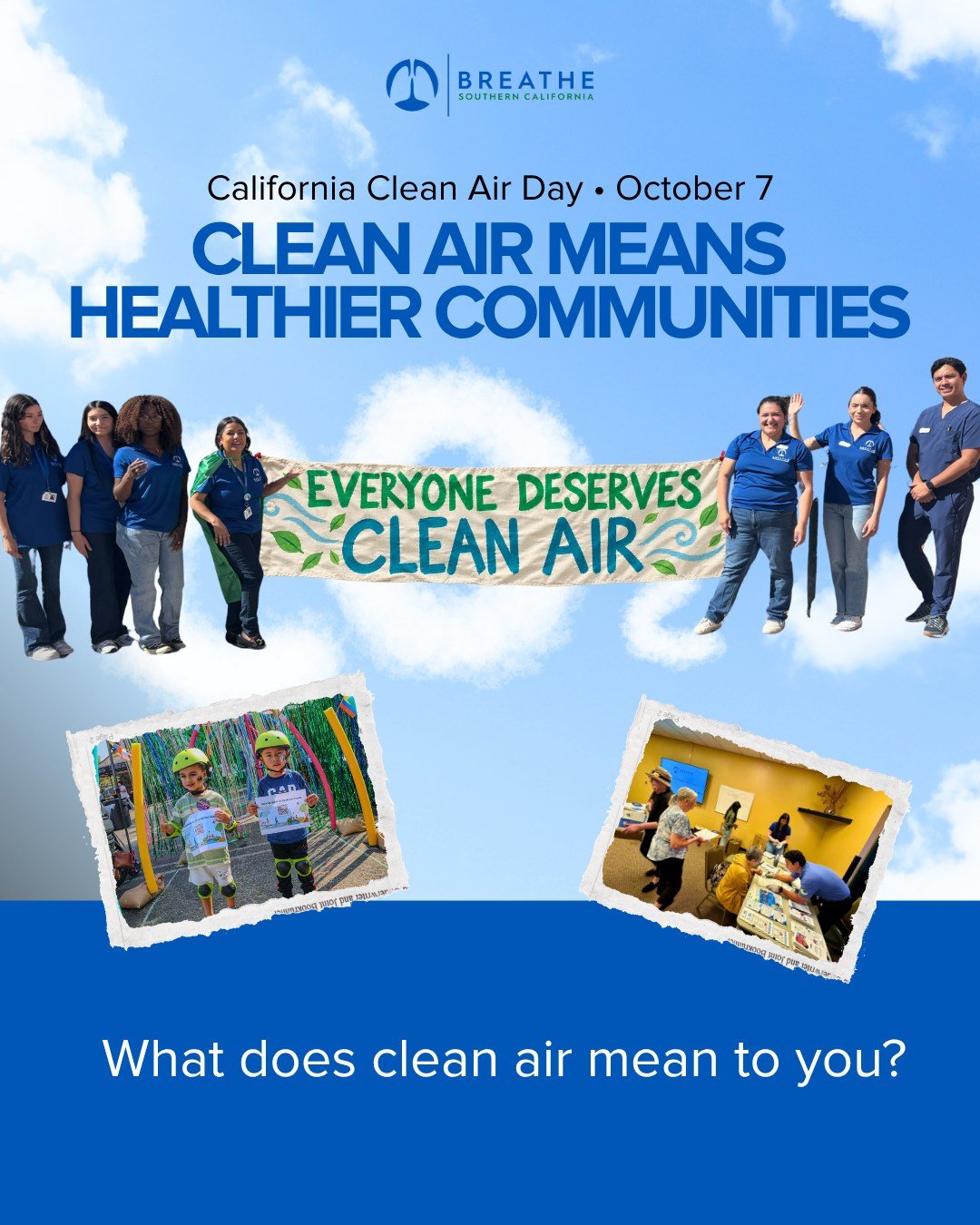 Clean air means healthier communities. 💙

This California Clean Air Day, we&rsquo;re celebrating the people who show up for healthier air.. from schoolyards to neighborhood events. These moments remind us what we&rsquo;re working toward: a future wh