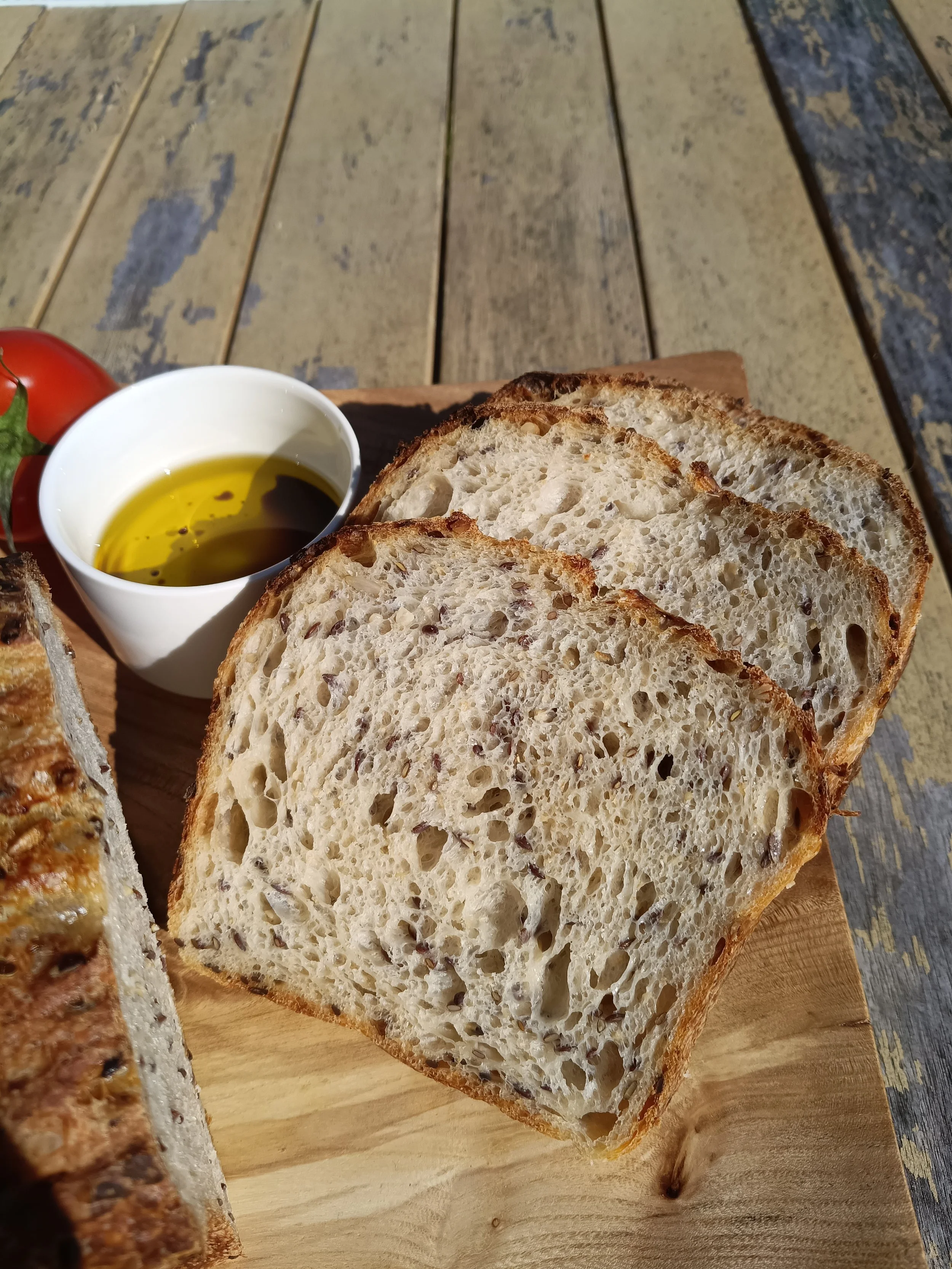 Sunflower and Linseed Sourdough Loaf