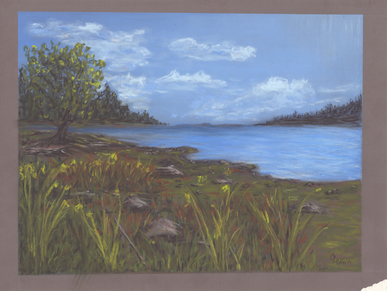 Silverdale Inlet Soft Pastel
