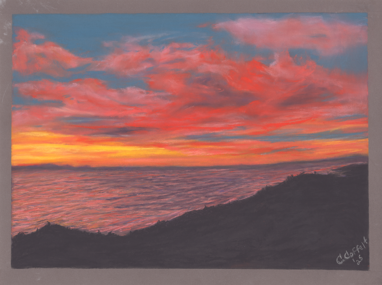 Badlands Sunset - Soft Pastel