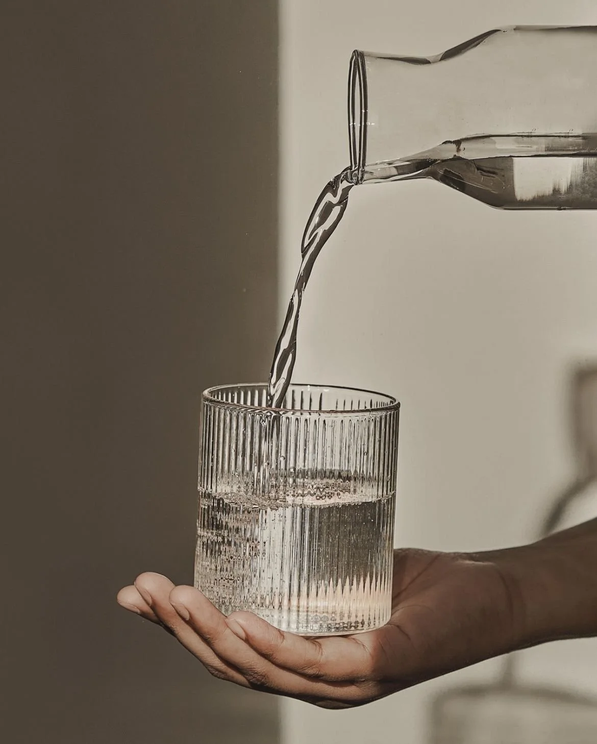 Hydrate with minerals, not just water. 