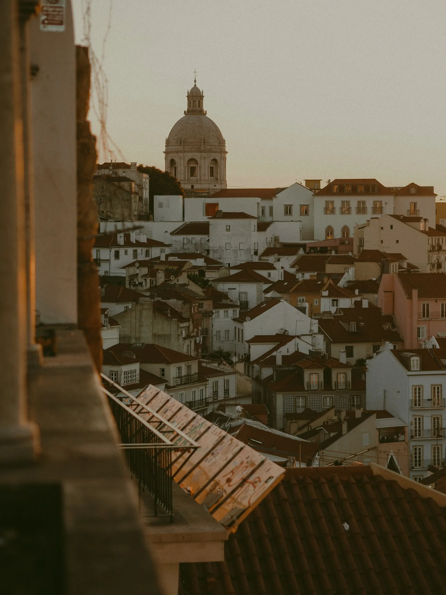 Classic cityscape featuring historic architecture and a timeless skyline