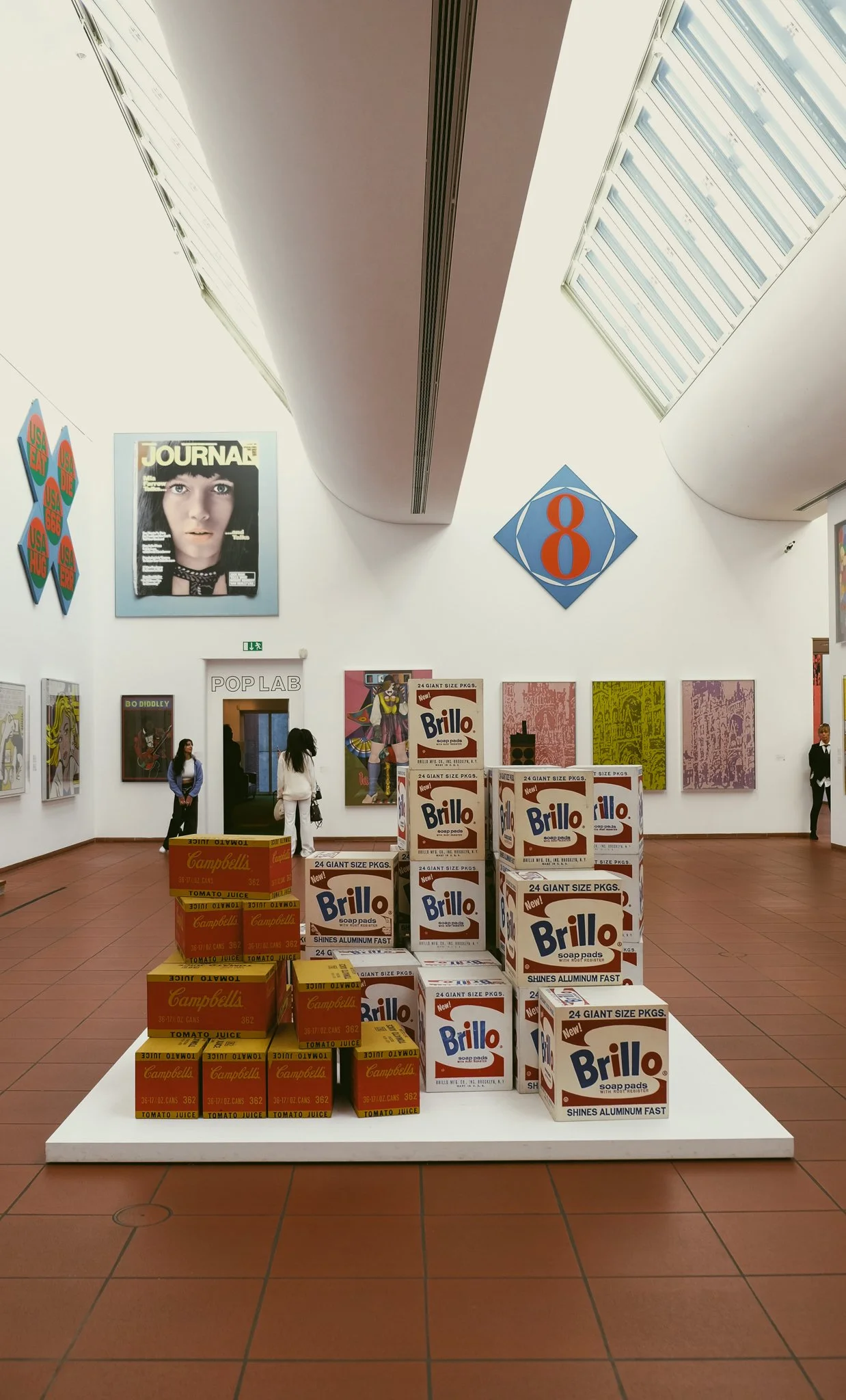 inspiring art gallery with curated exhibitions