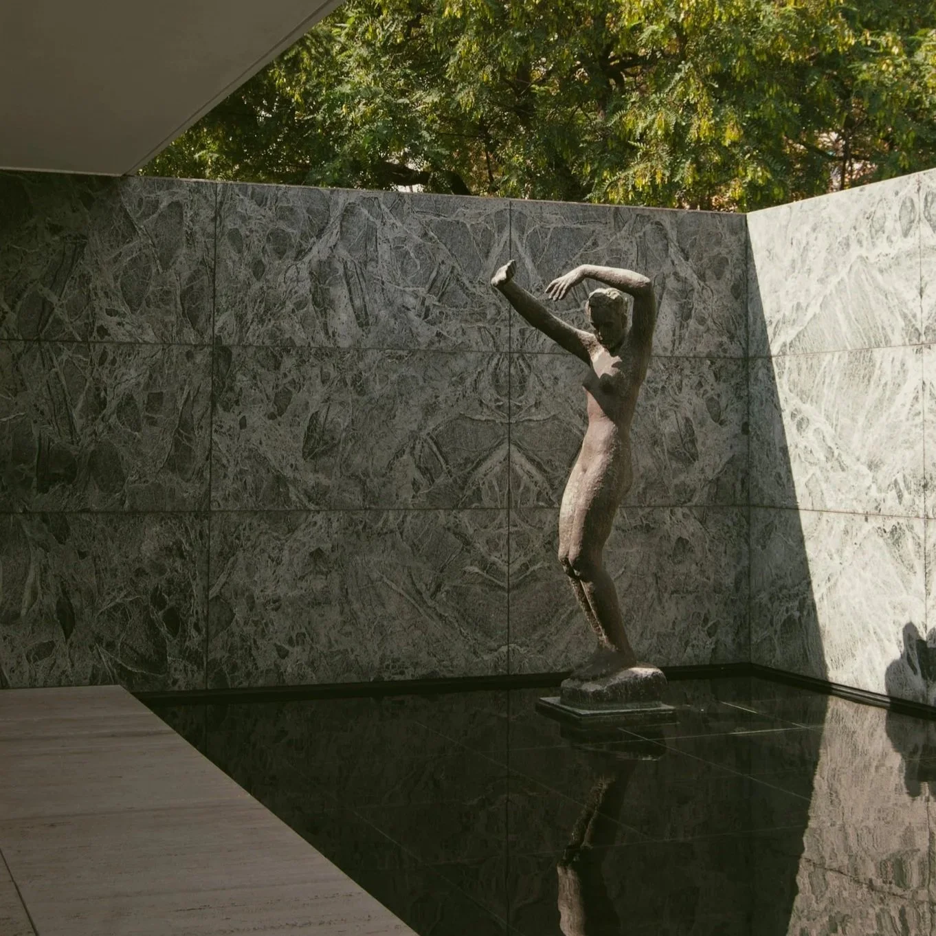 modern sculpture in an art gallery