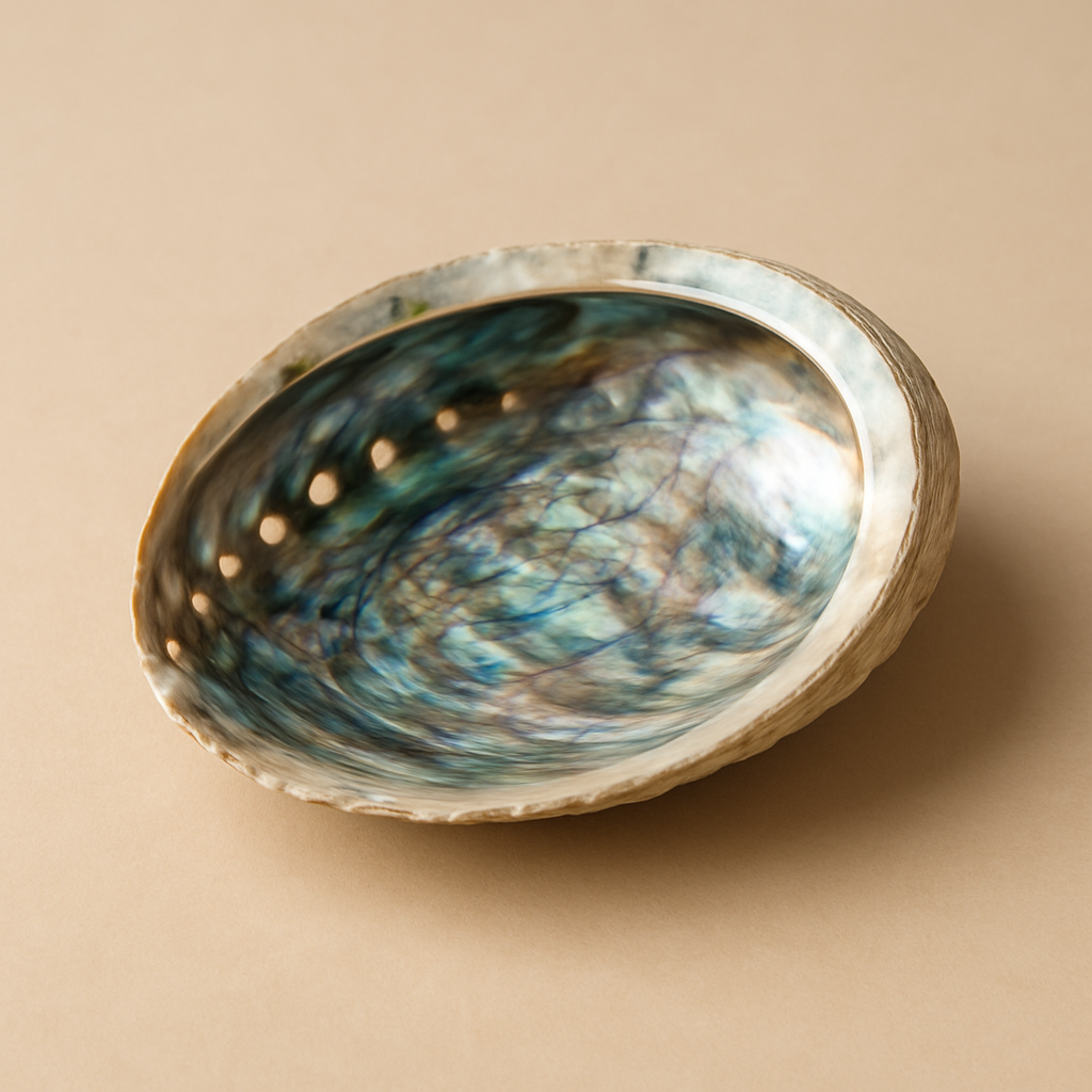 Abalone Cleansing Shell — Heat-Safe Ritual Bowl