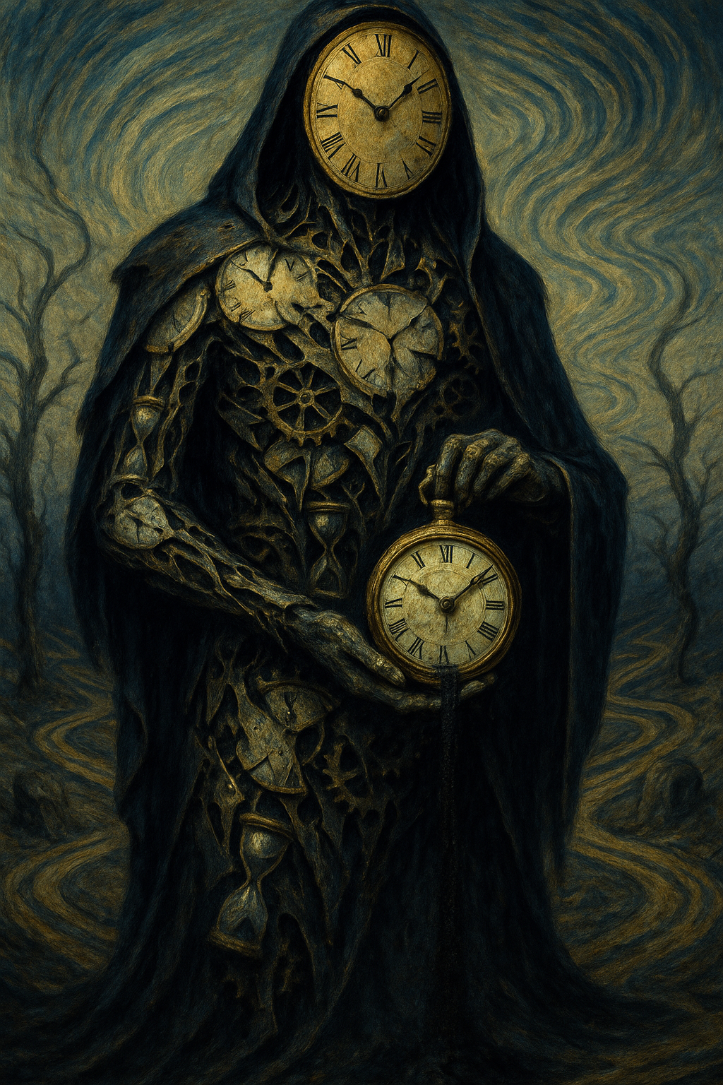 Chronos, avatar of urgency and distorted time