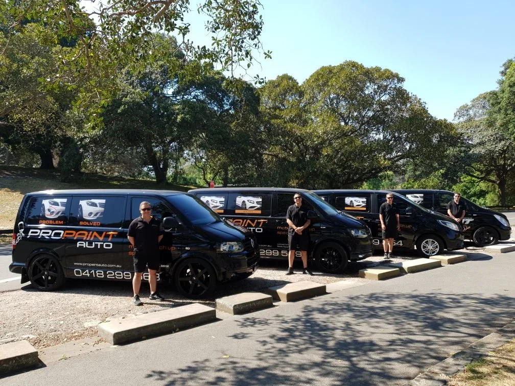 Team Propaint Auto Sydney over Three decades of experience &amp; in Business 🙌 
We Come to You!! Sydney&rsquo;s best vehicle cosmetic repairs.
💰 Cost-effective compared to traditional repair methods and saves you time too!
☎️ Call us today: 0418 29