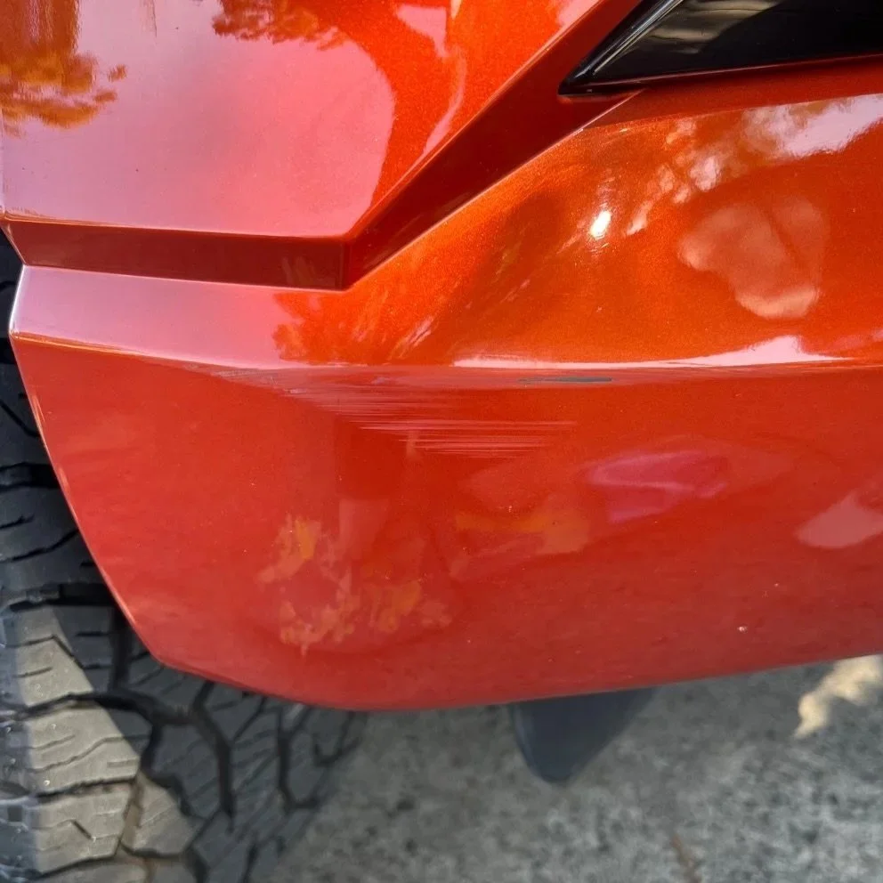 Before & After scratch repair