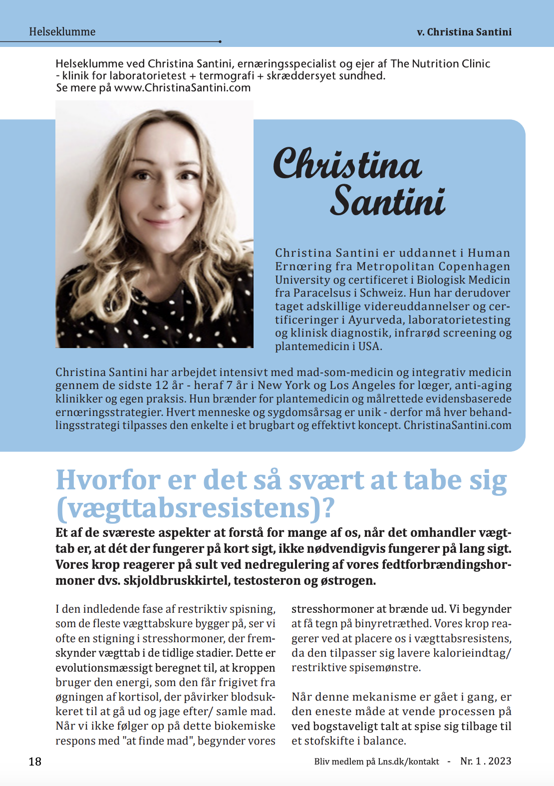 Article feature: Why is it so hard for us to lose weight (and keep it off)?