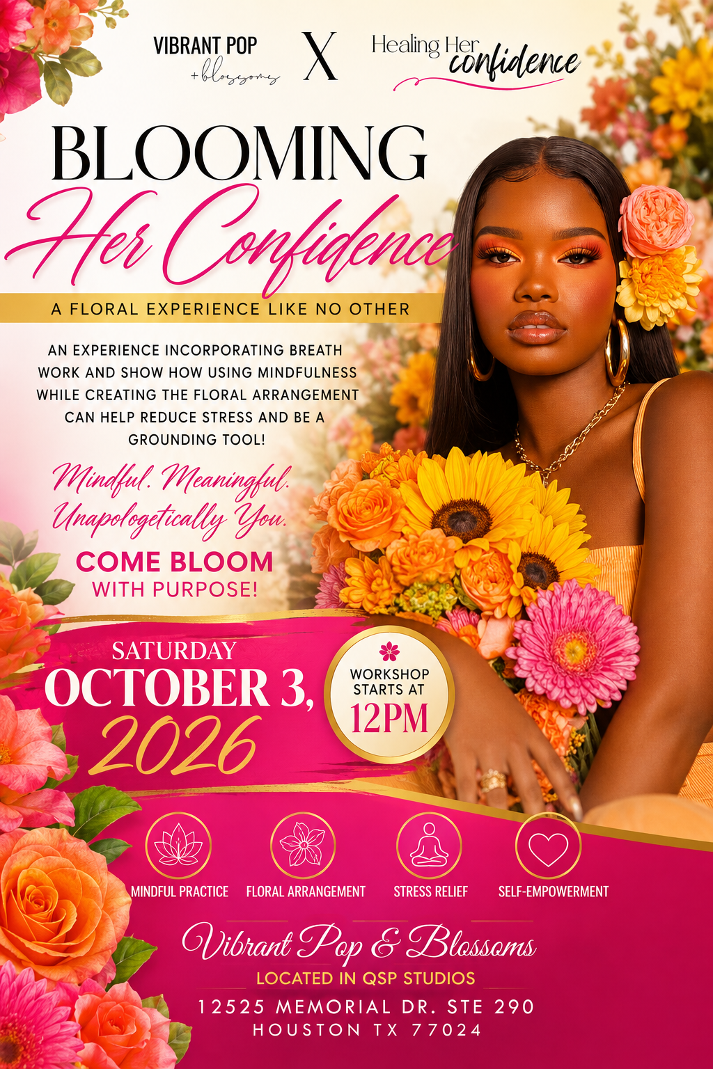 Blooming Her Confidence: A Floral Experience Like No Other