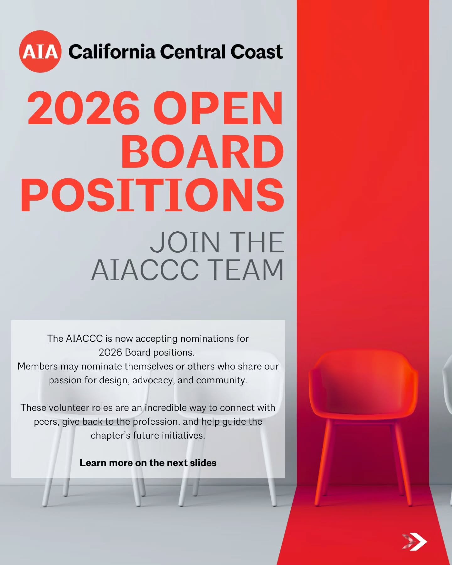 AIACCC Needs You‼️
Our chapter is at a turning point. Without new leaders, AIACCC might need to consider dissolving or merging, which means we could lose our local identity and voice. We'll be having a short discussion about the state of our chapter 