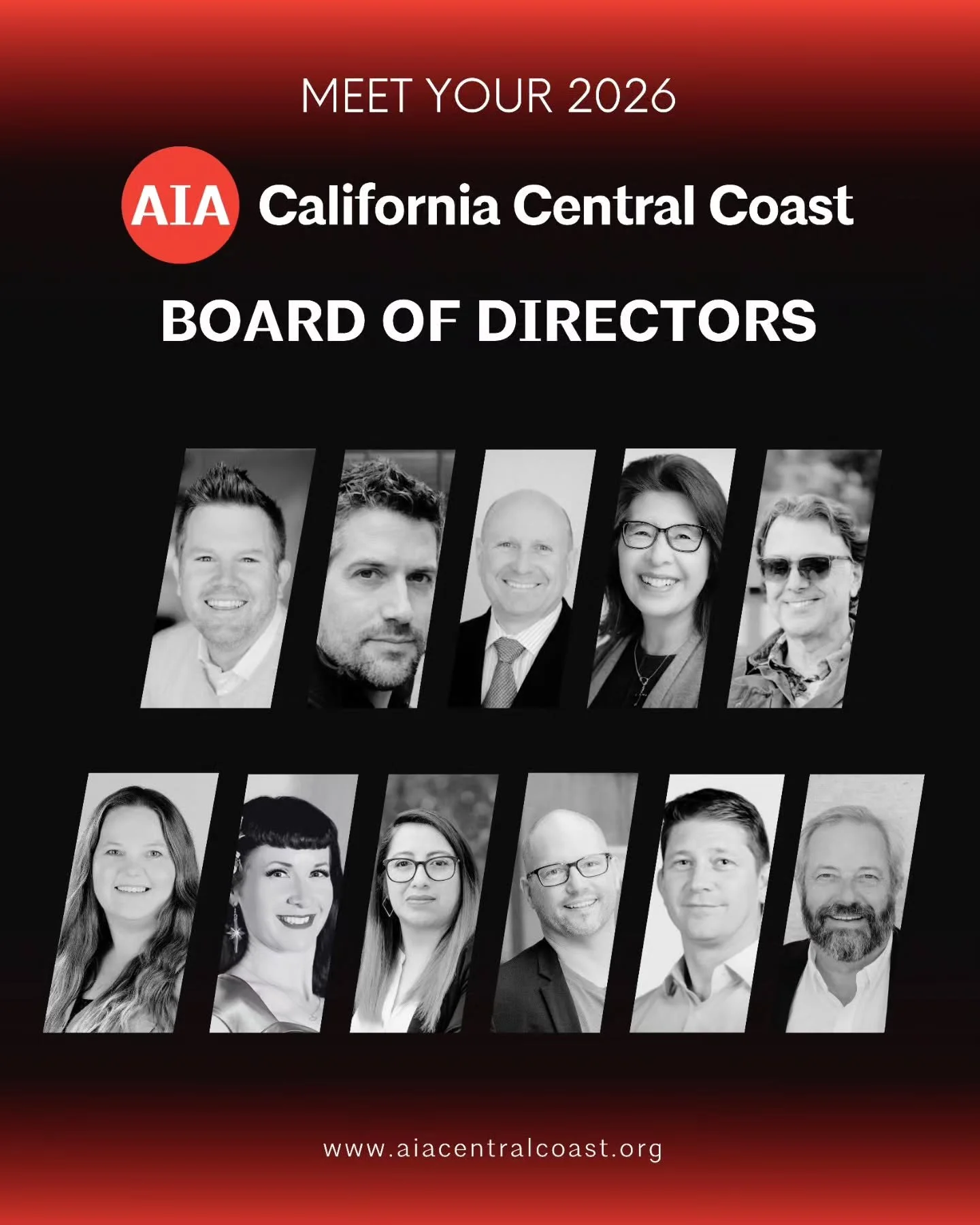 ✨ Meet Your 2026 AIA California Central Coast Board of Directors ✨

We&rsquo;re excited to introduce the leaders who will be guiding our chapter in 2026,&nbsp; a committed, generous group of professionals who have stepped up to serve our community an