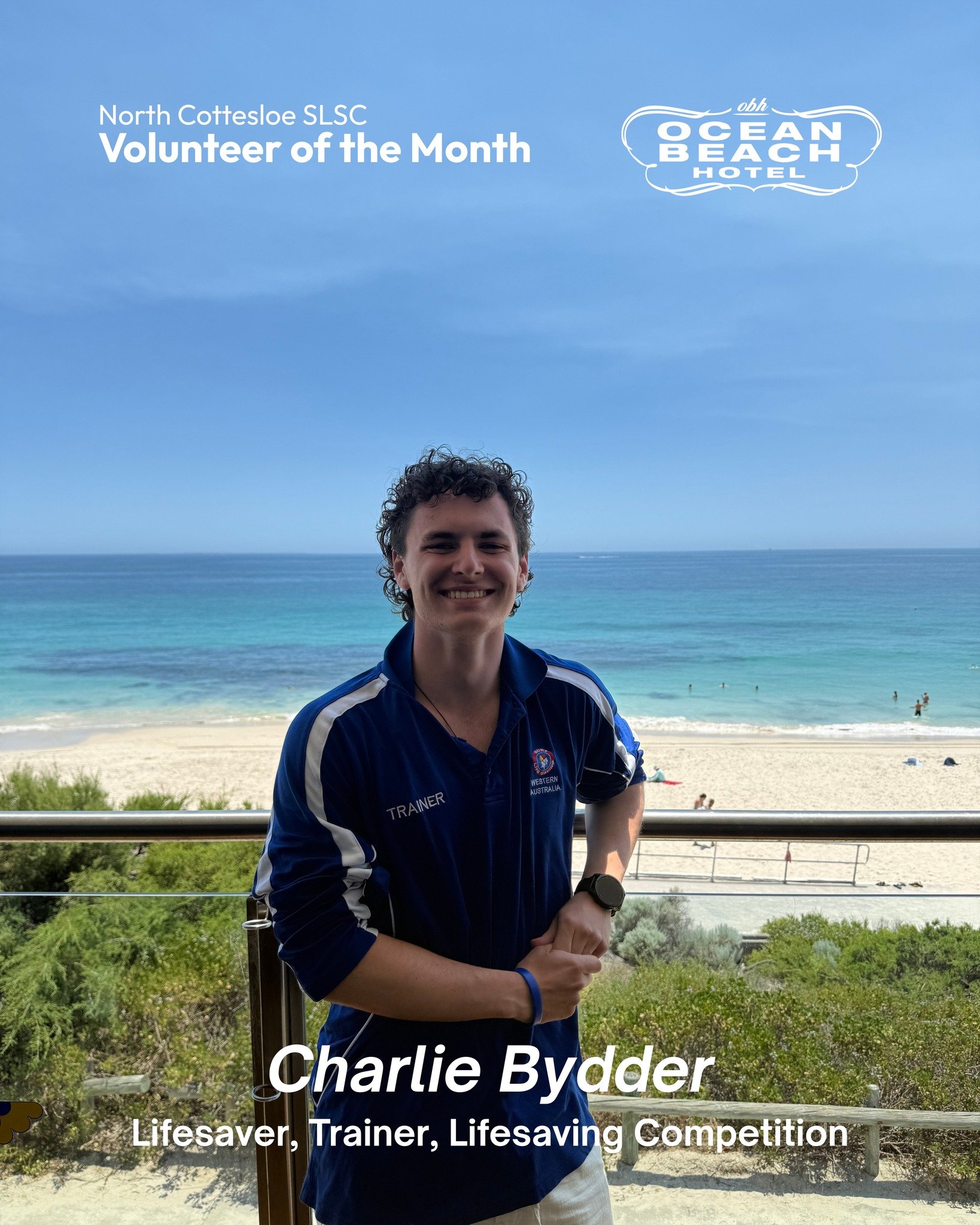 C BLU VOLUNTEER OF THE MONTH: CHARLIE BYDDER

Our first Volunteer of the Month, proudly supported by C Blu Restaurant, is Charlie Bydder. Charlie has flourished as a trainer this year, sharpening his delivery and teaching skills across multiple Bronz