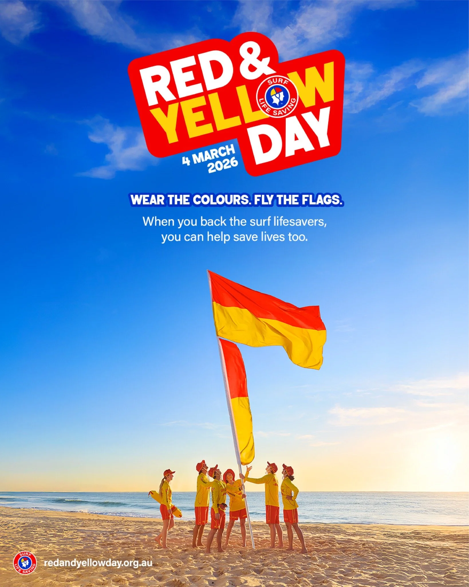 North Cottesloe is backing the Red &amp; Yellow Day Appeal (3 March &ndash; 6 May) to support the volunteers who keep our beach safe.

Every donation helps fund vital training, rescue equipment and patrol readiness so our team can continue preventing